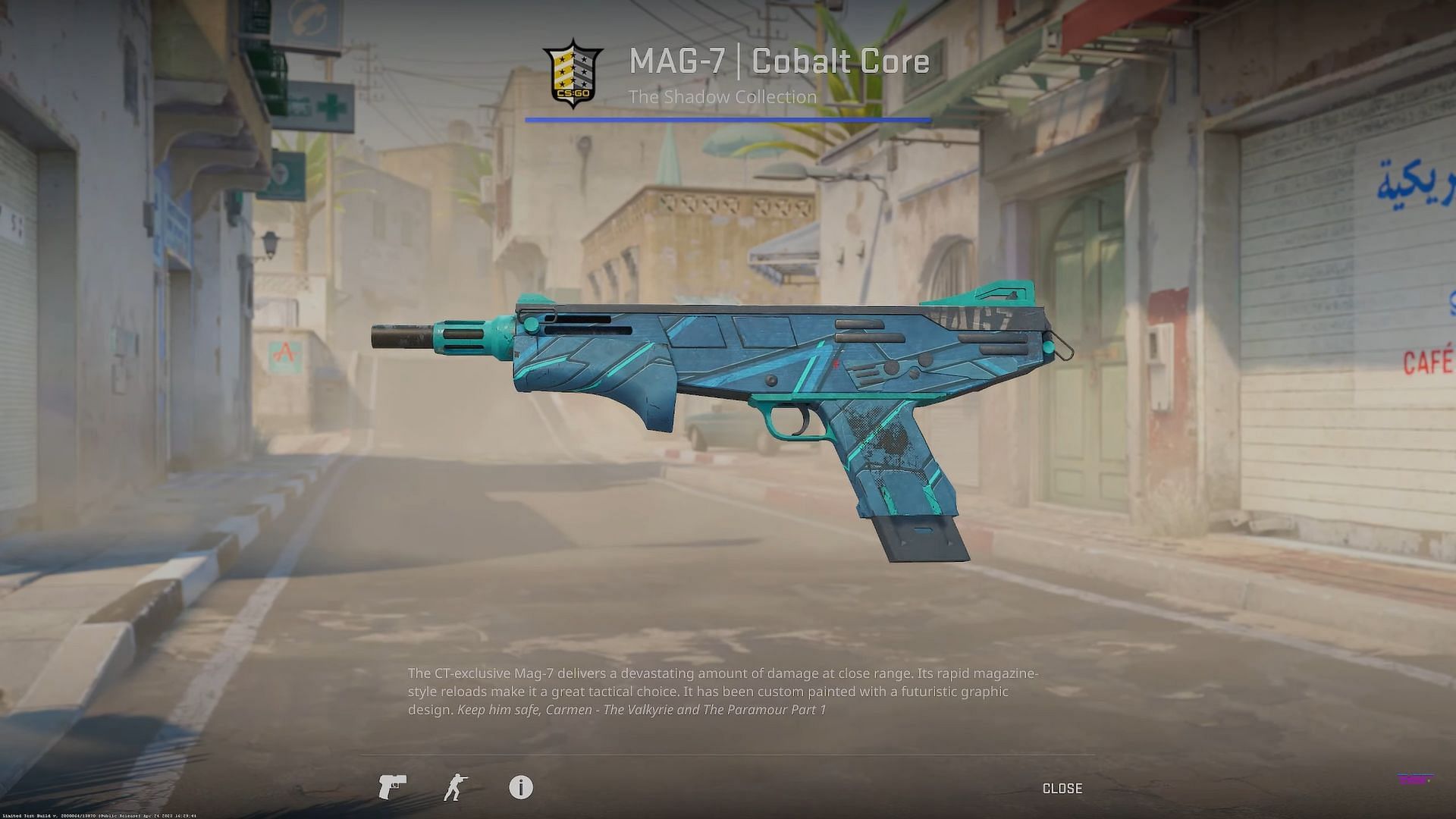 Cobalt Core is among the best MAG-7 skins in Counter-Strike 2 (Image via Valve || YouTube/covernant)