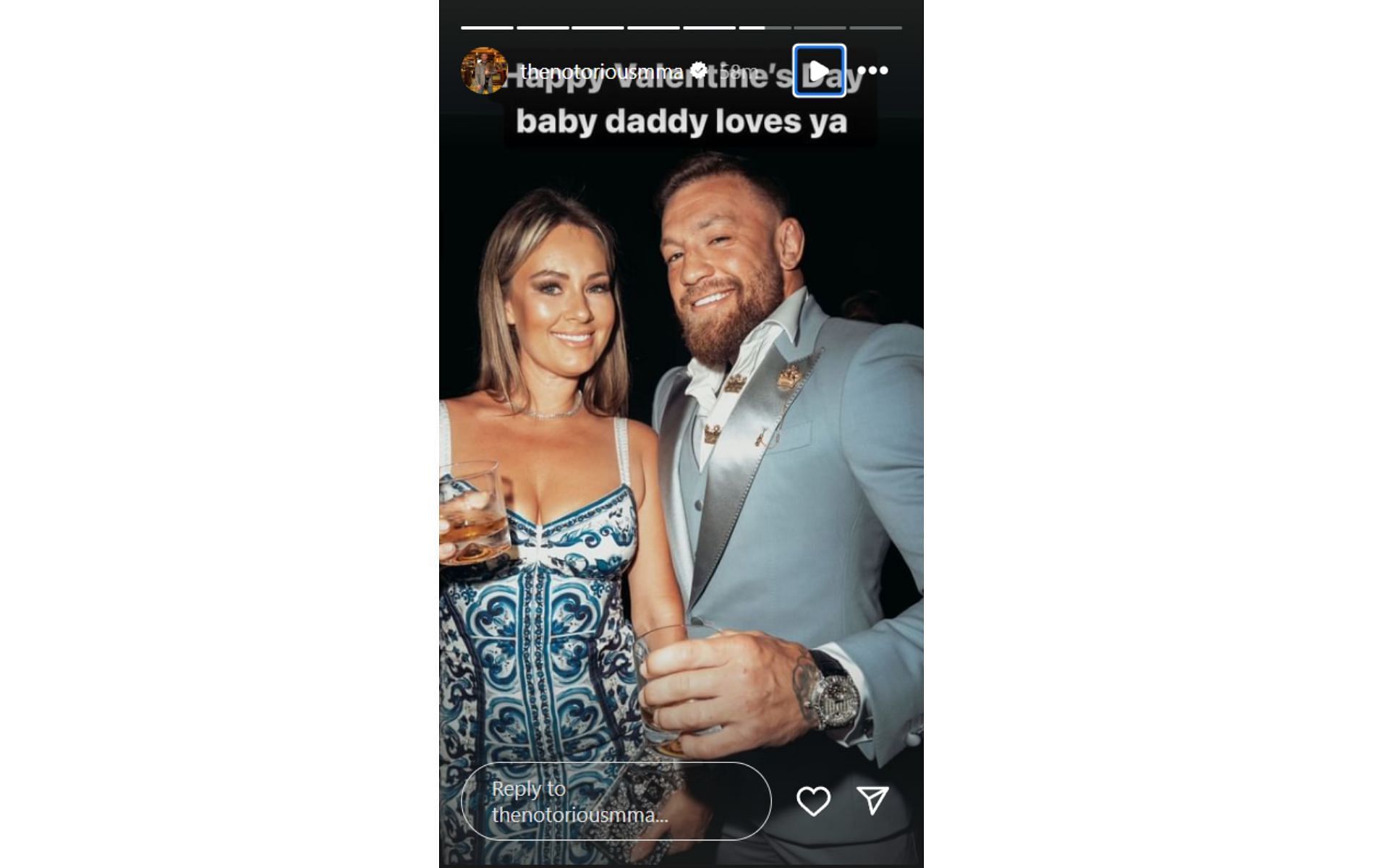 Screenshot from @thenotoriousmma on Instagram