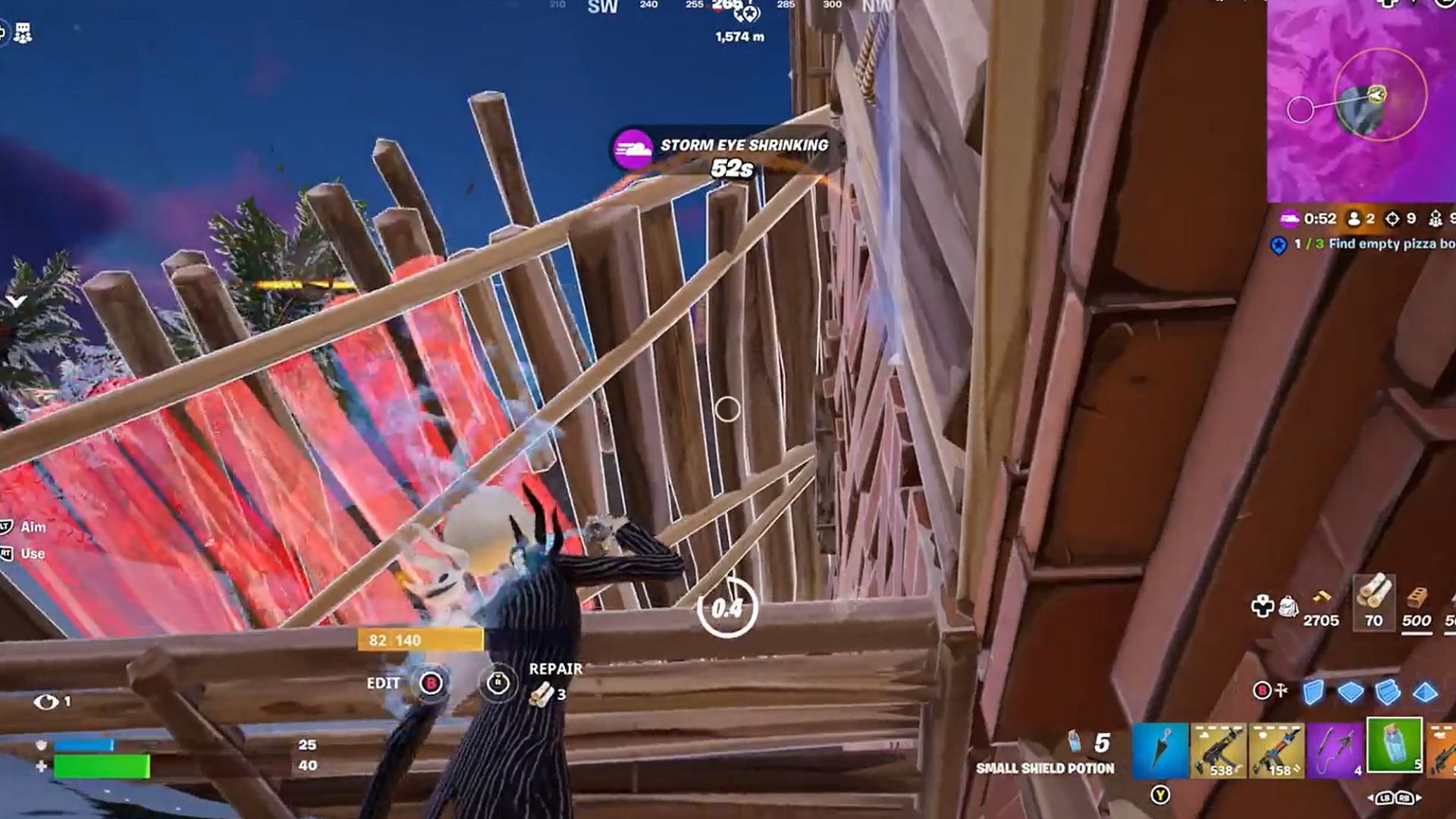 Fortnite player clutches near impossible win with a single shot, community left amazed