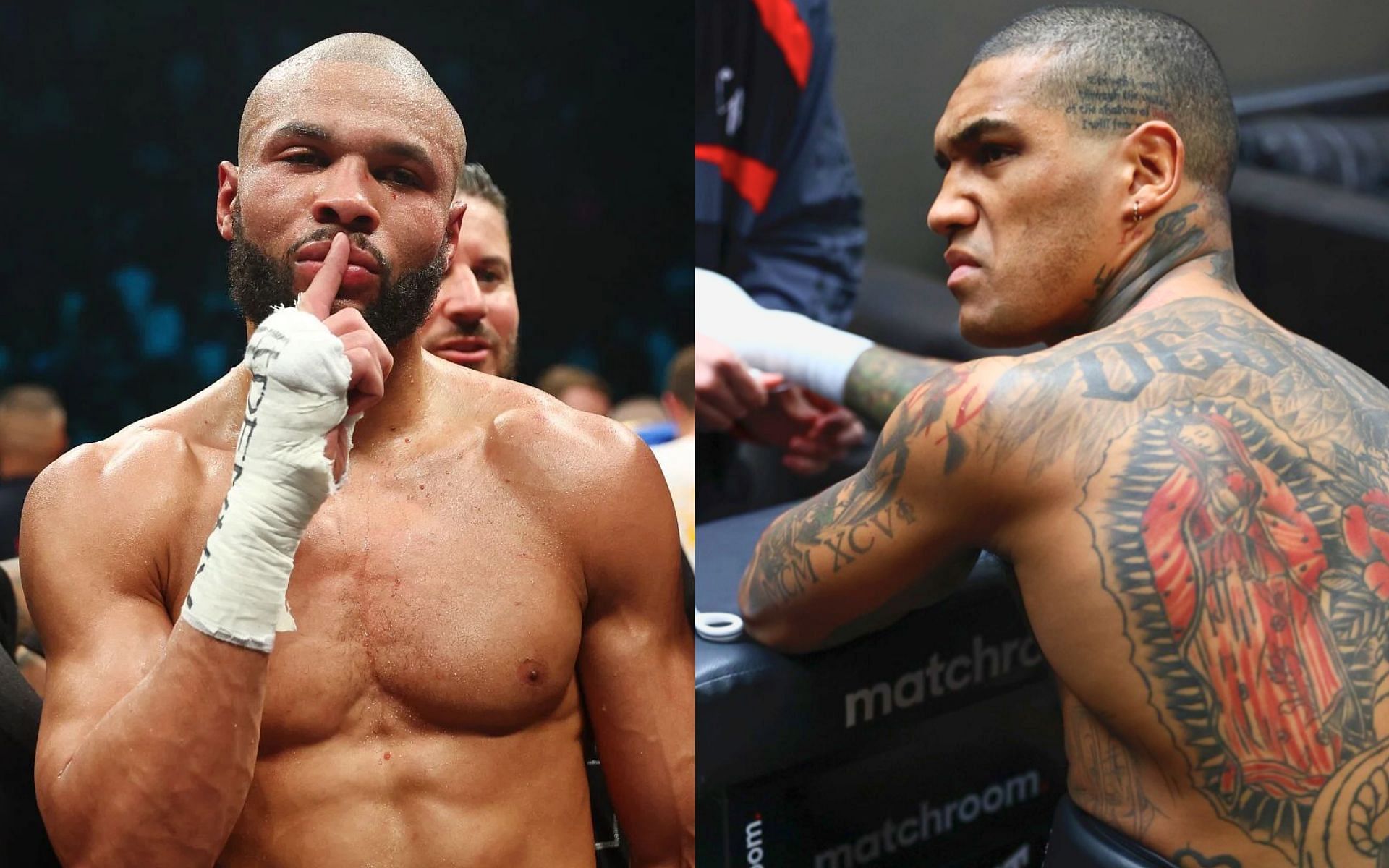 Chris Eubank Jr. (left) is a fight that means more than money to Conor Benn (right), says his promoter - Eddie Hearn [Images Courtesy: @GettyImages and @conorbennofficial on Instagram]