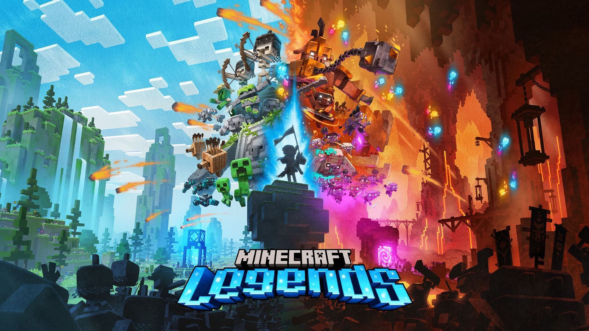 Minecraft Legends était ambitieux, mais il a échoué (Image via Mojang Studios)