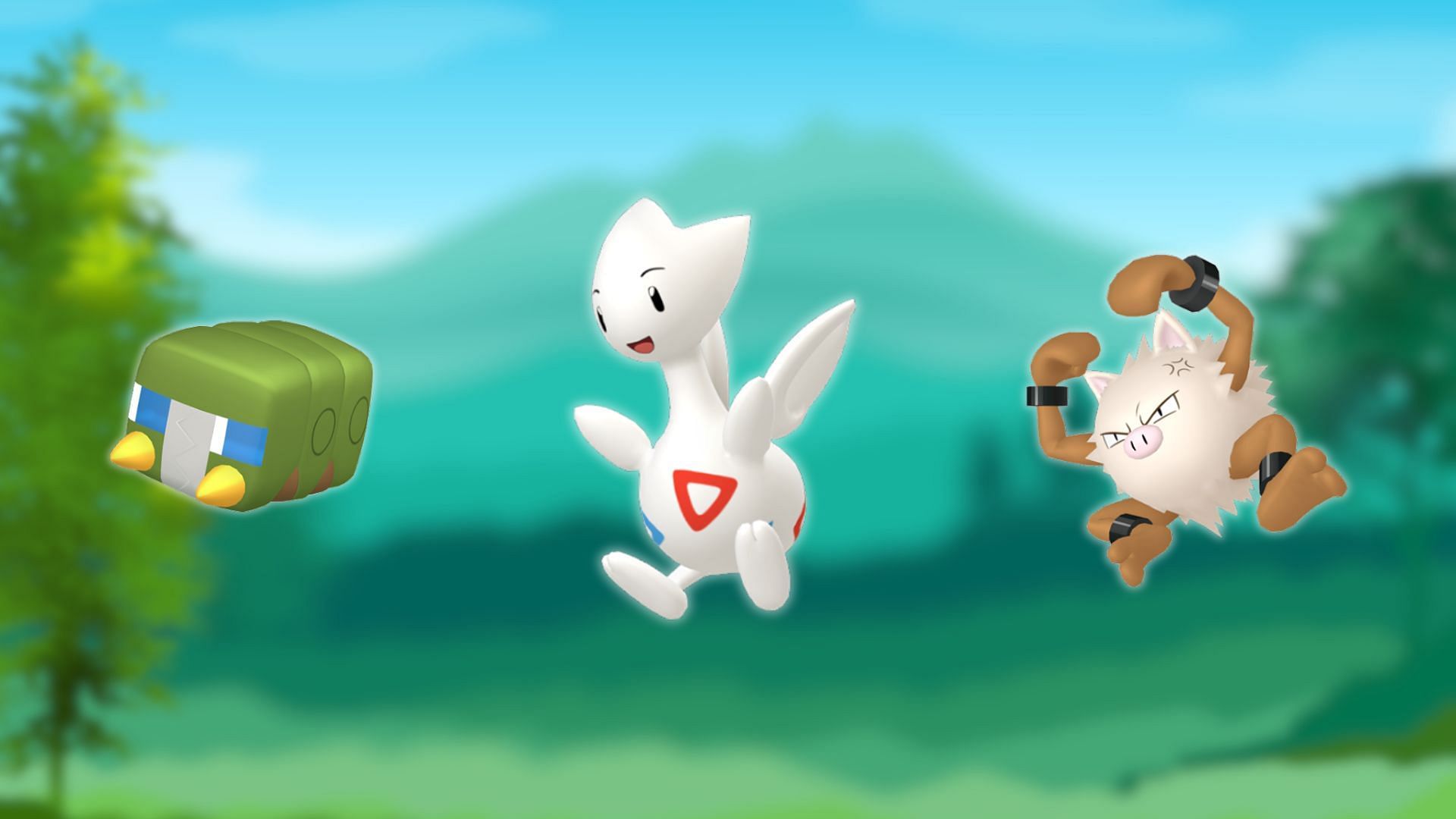 Charjabug, Togetic, and Primeape (Image via TPC)