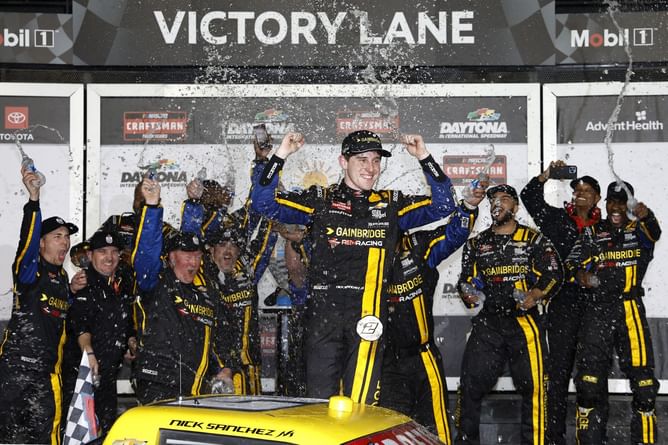 “We redeemed ourselves” - Nick Sanchez on his first NASCAR truck victory at Daytona
