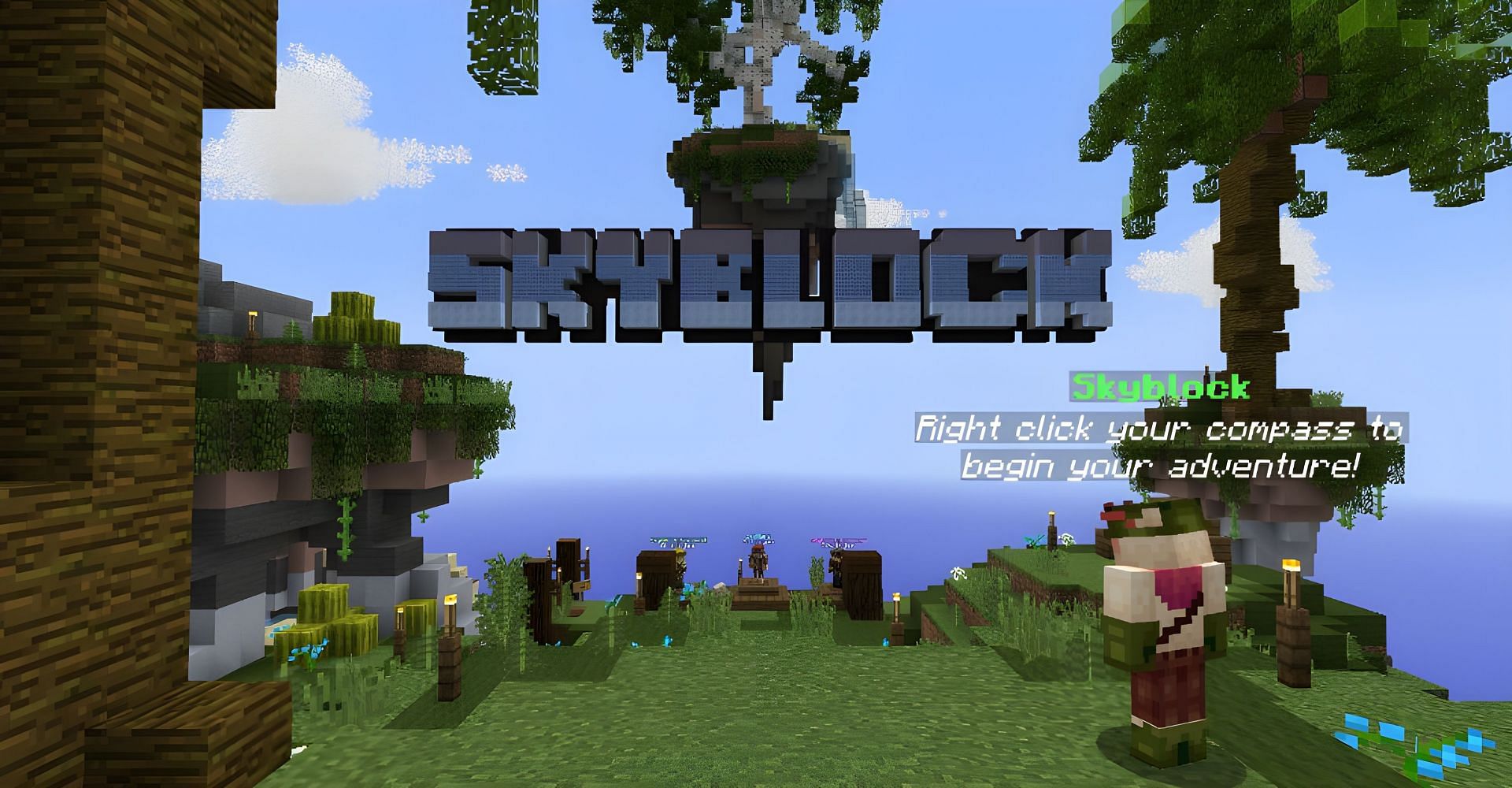 Skyblock.net has been popular for a long while (Image via Mojang)