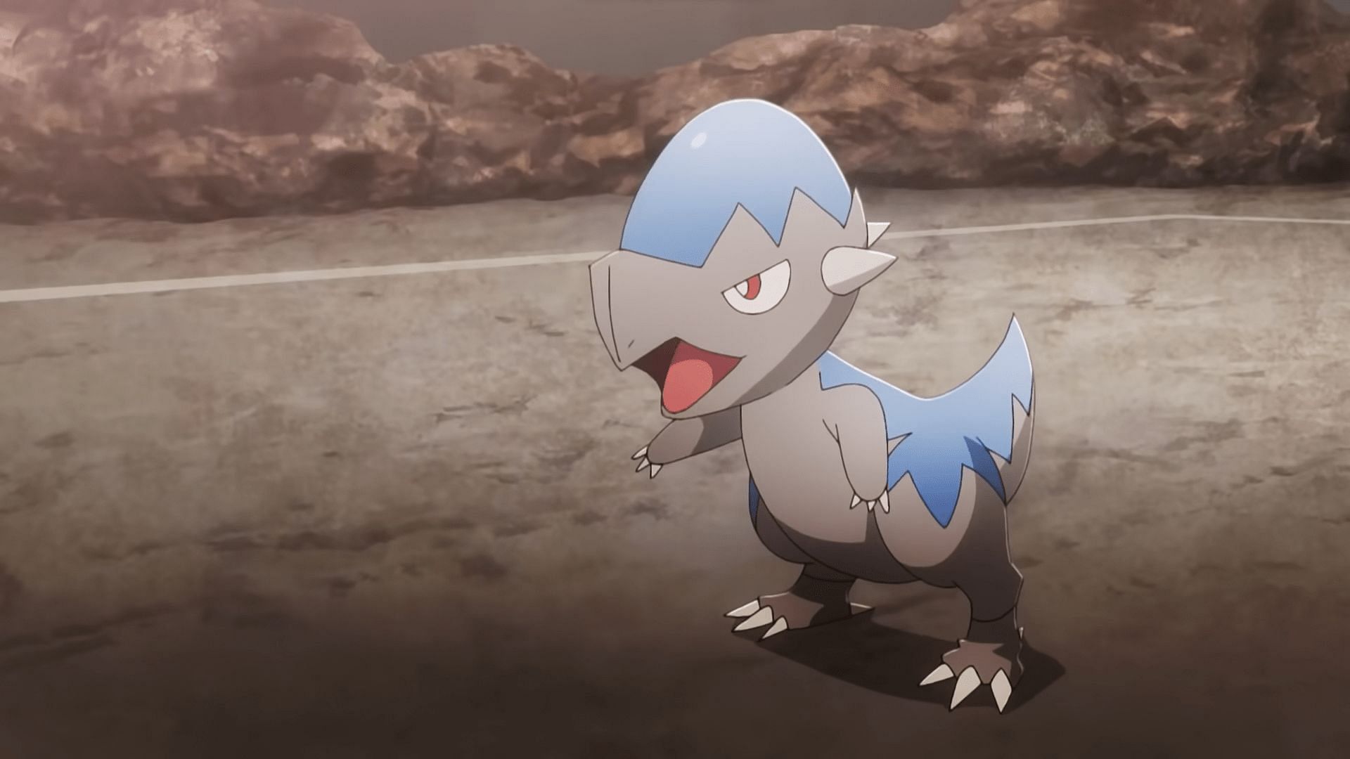 Cranidos as seen in the anime (Image via The Pokemon Company)