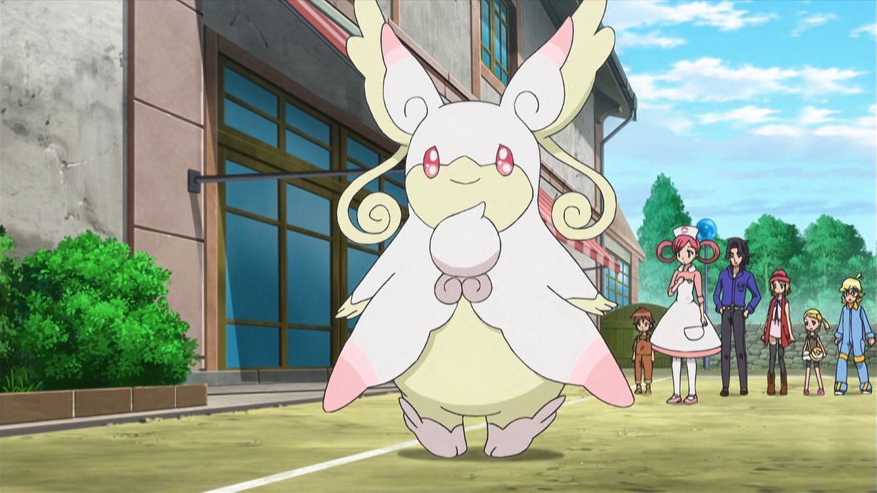 Mega Audino, as seen in the anime (Image via The Pokemon Company)