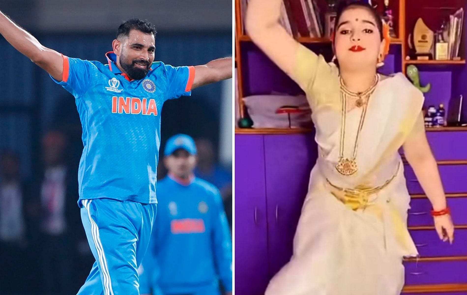Mohammed Shami (L) is recovering from an ankle injury. 