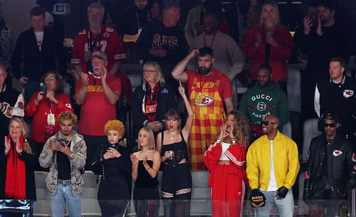 Taylor Swift is watching the Chiefs right now