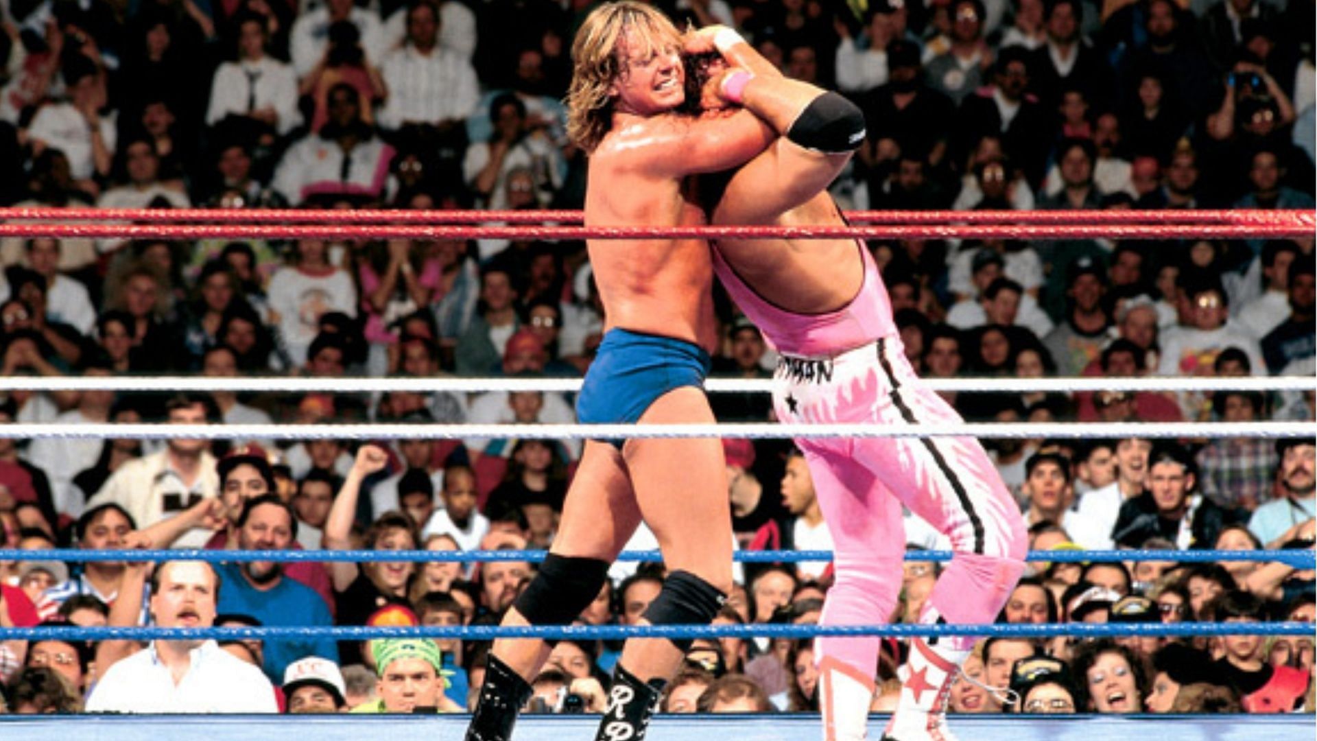 Bret Hart vs. Roddy Piper (Image via WWE)