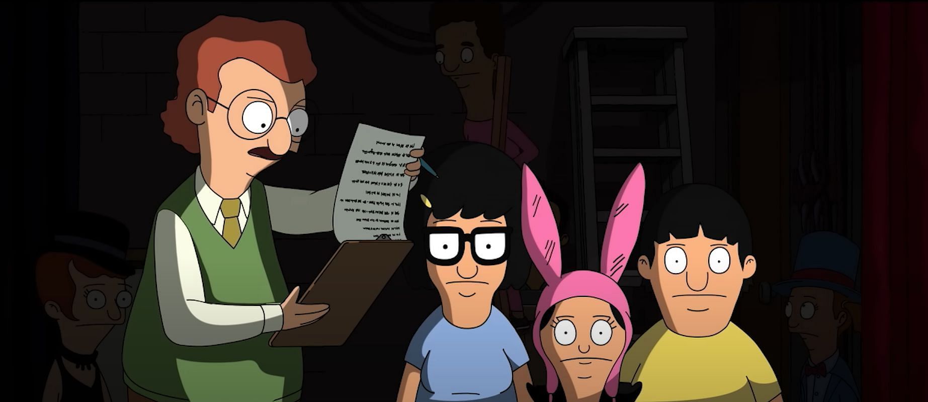 A still from Bob&#039;s Burgers (Image via Adult Swim)