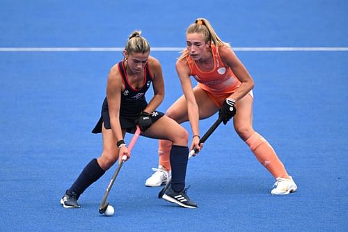 The Netherlands lead the points table at the FIH Women's Hockey Pro League