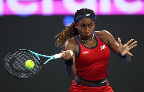 Coco Gauff at the 2024 Qatar Open