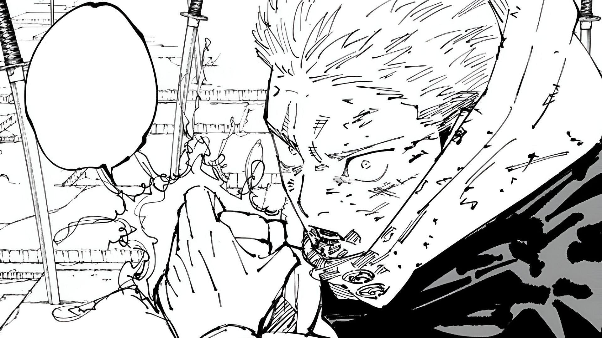 Yuji Itadori as seen in Jujutsu Kaisen manga (Image via Shueisha)