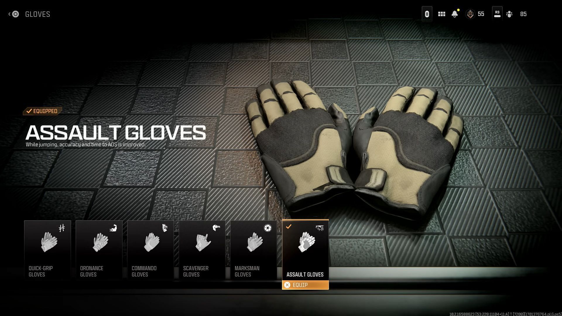 Assault Gloves (Image via Activision)