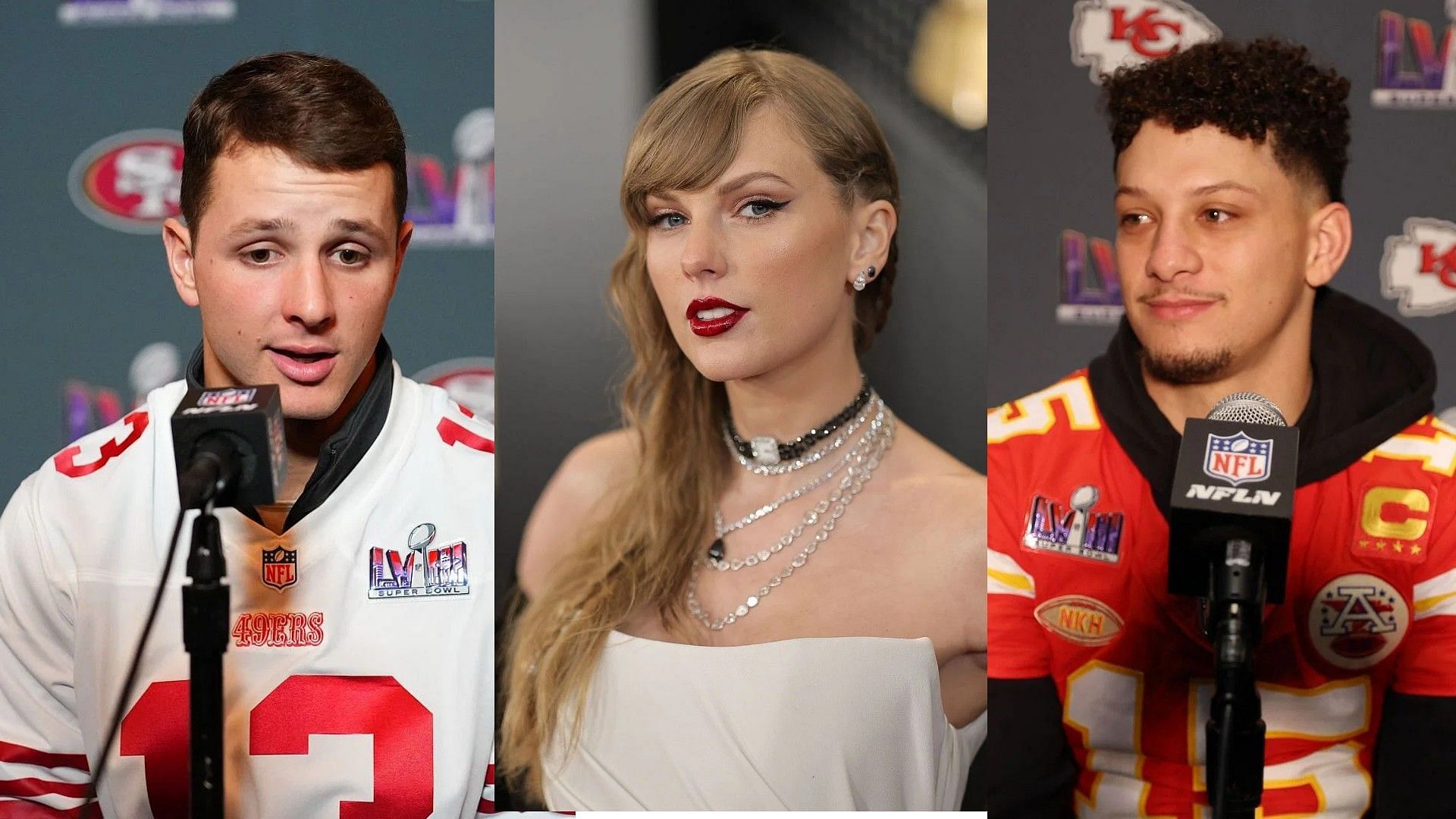 NFL blares Taylor Swift music at 2024 NFL fan experience in Las Vegas ahead of Mahomes-Purdy Super Bowl 58 showdown