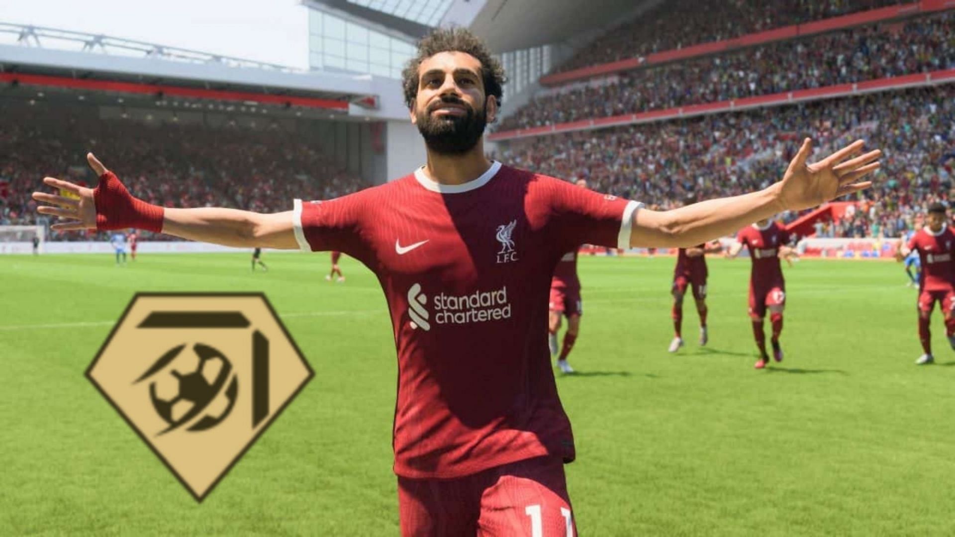 Mohamed Salah is one of the top choices for players possessing Finesse Shot PlayStyle plus (Image via EA Sports)