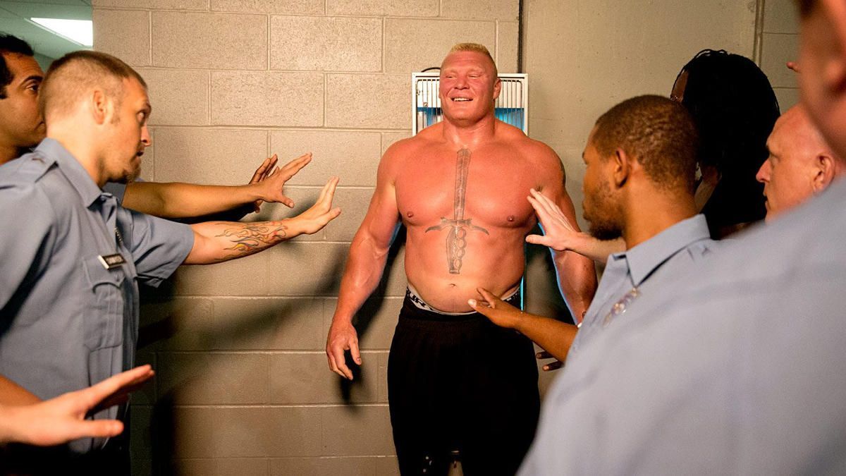 Brock Lesnar was last seen at WWE SummerSlam!