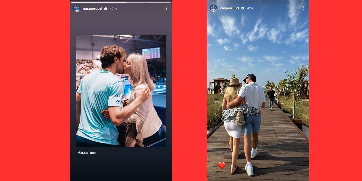 Casper Ruud&#039;s Instagram stories