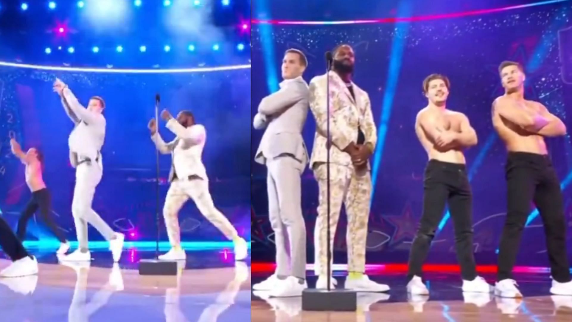 Kirk Cousins and Cameron Jordan entertained the 13 NFL Honors crowd with their dance moves