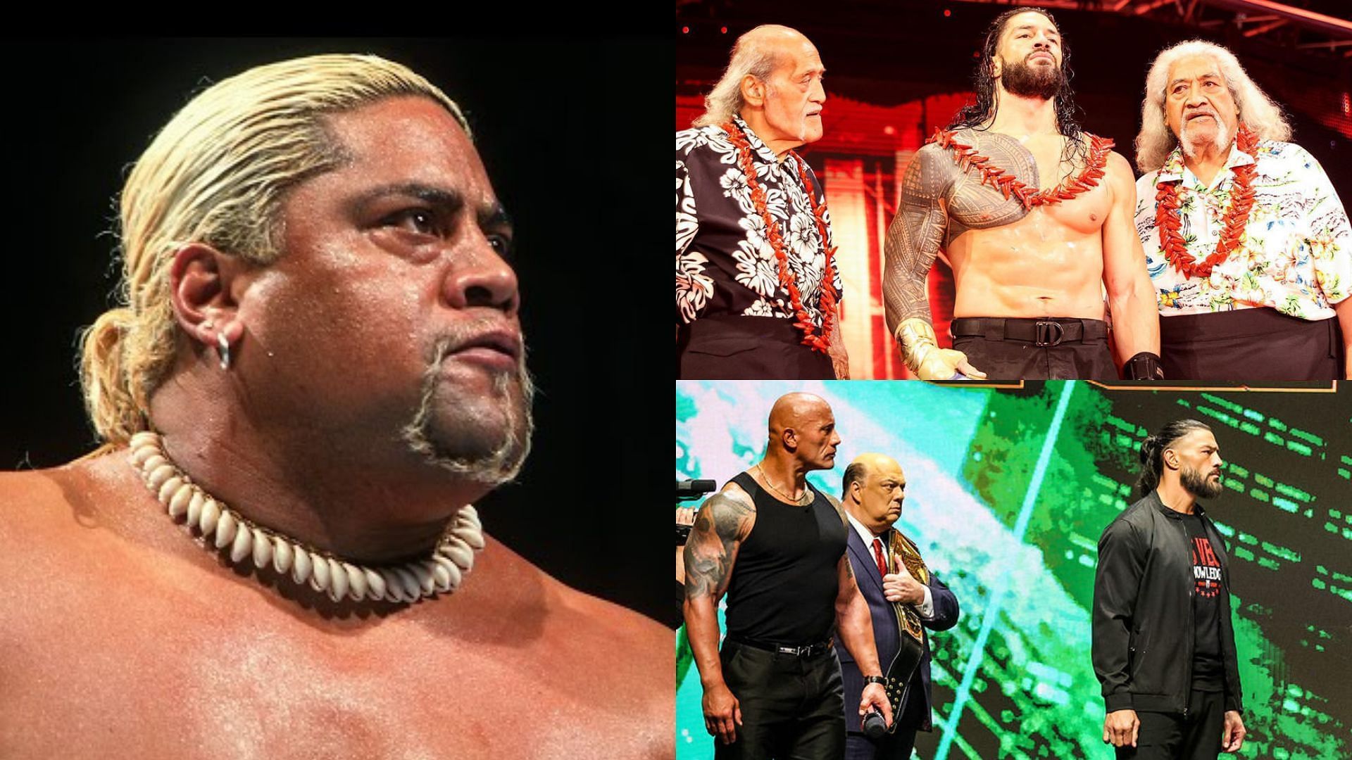 Rikishi sent a message to real-life Bloodline members