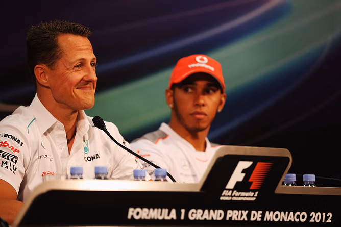 Lewis Hamilton touches on Michael Schumacher being an inspiration in his move to Ferrari