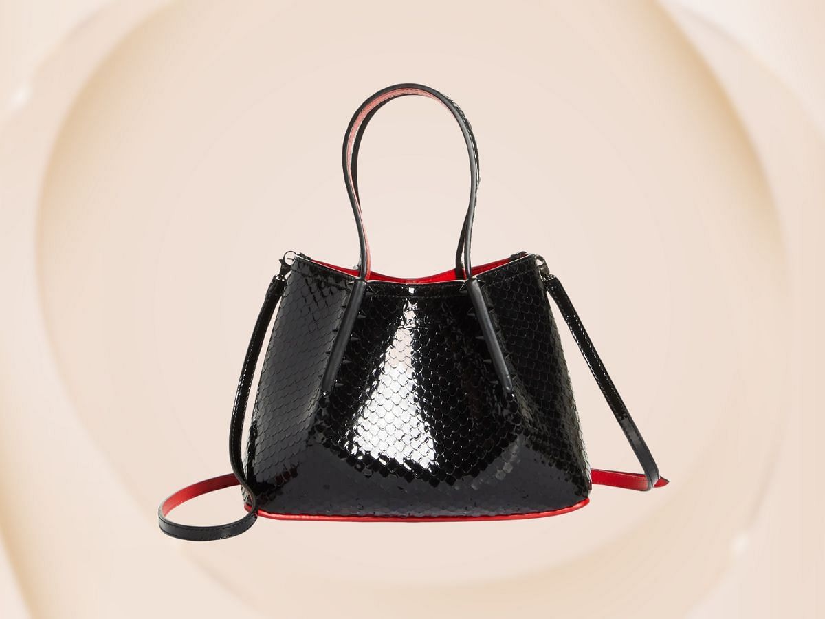 The Christian Louboutin patent leather tote (Image via Nordstrom)