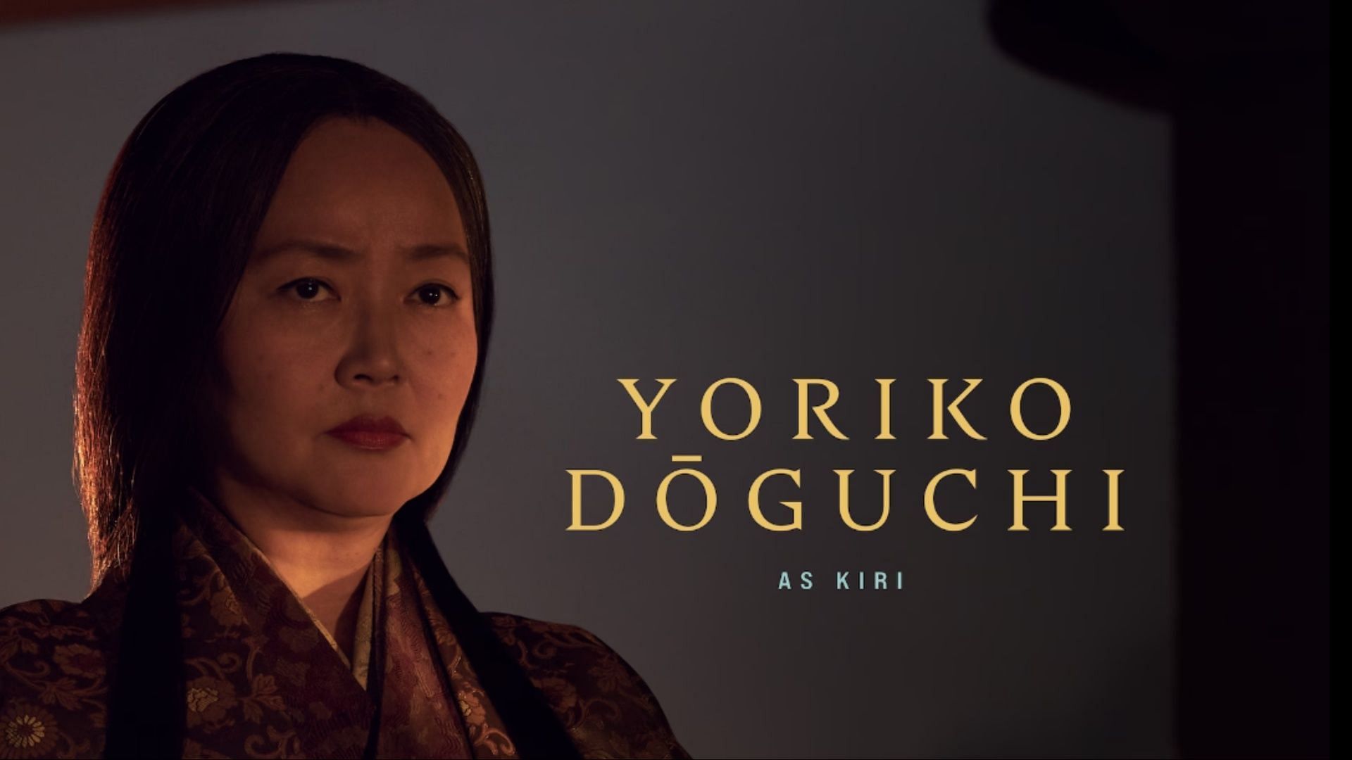 Yoriko Dōguchi as Kiri No Kata (Image via FX)