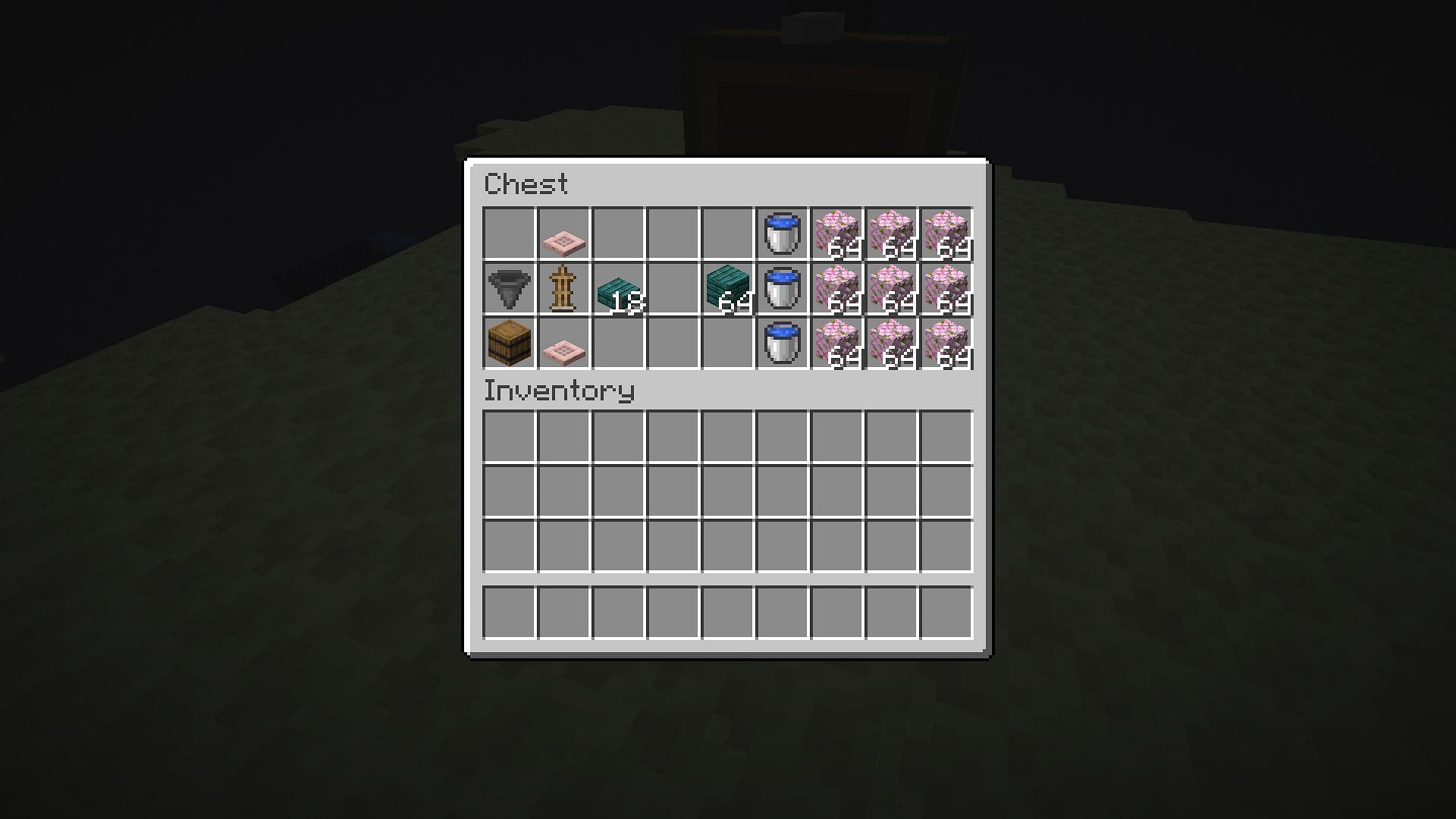 The required resources to build the farm. (Image via Mojang)