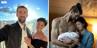 "Opportunity to baby wear" - Michael Phelps' wife Nicole shares adorable picture of youngest child Nico