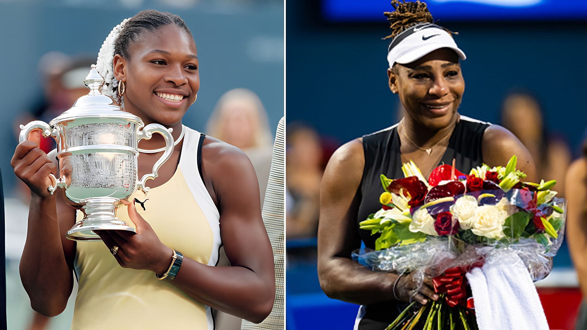 Serena Williams won her first US Open title back in 1999 as a teenager.