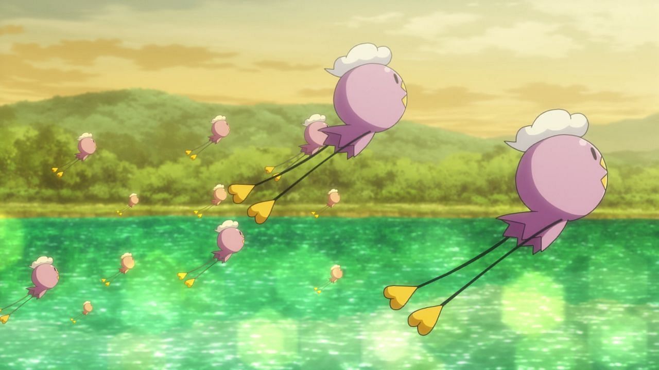 Drifloon as seen in the anime (Image via The Pokemon Company)