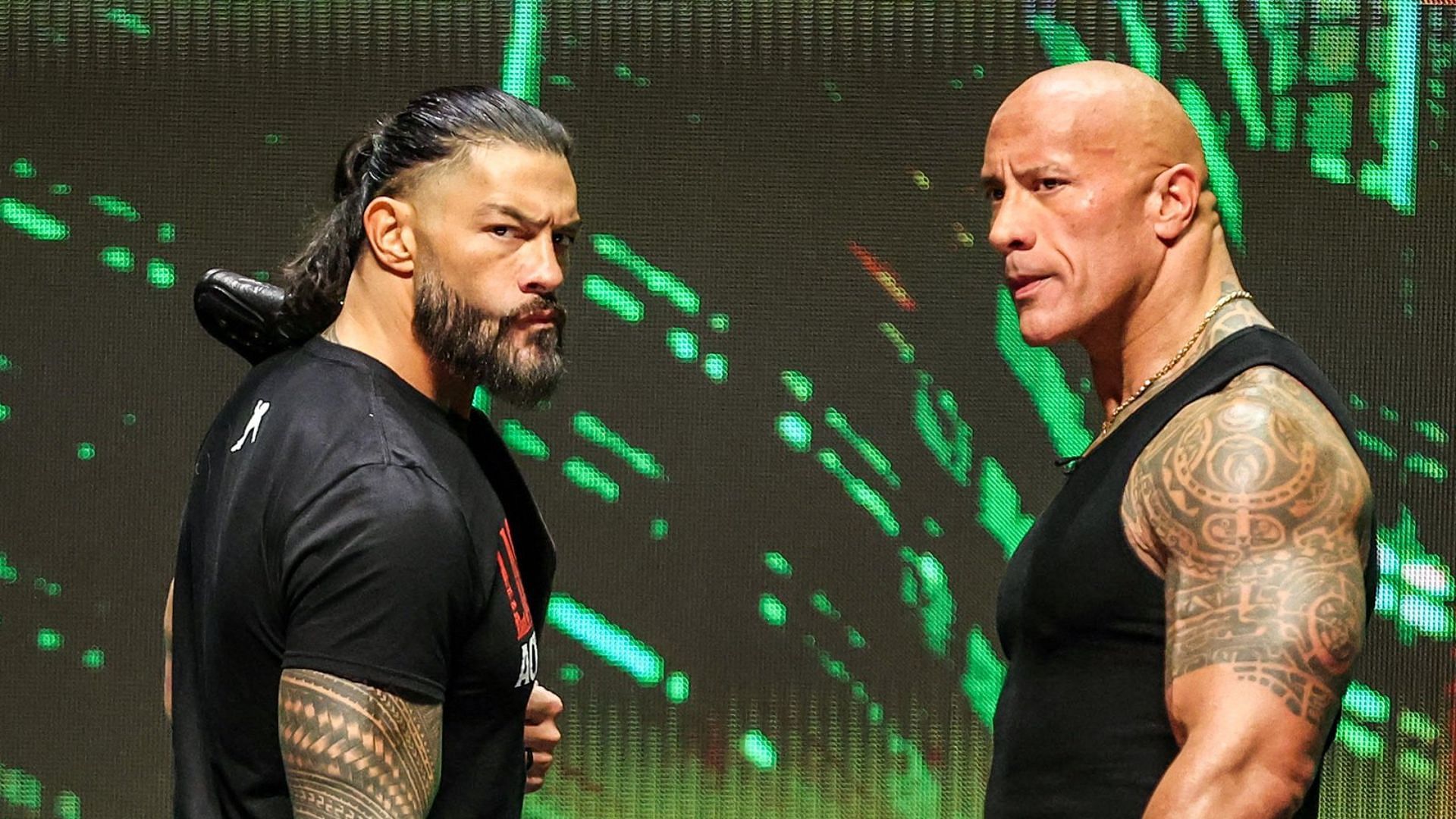 The Rock and Roman Reigns