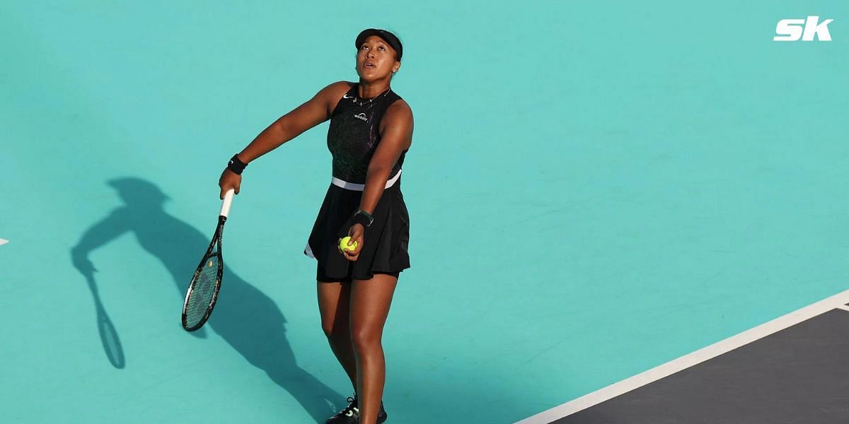 Naomi Osaka hit the seventh-fastest serve by a woman on Tuesday