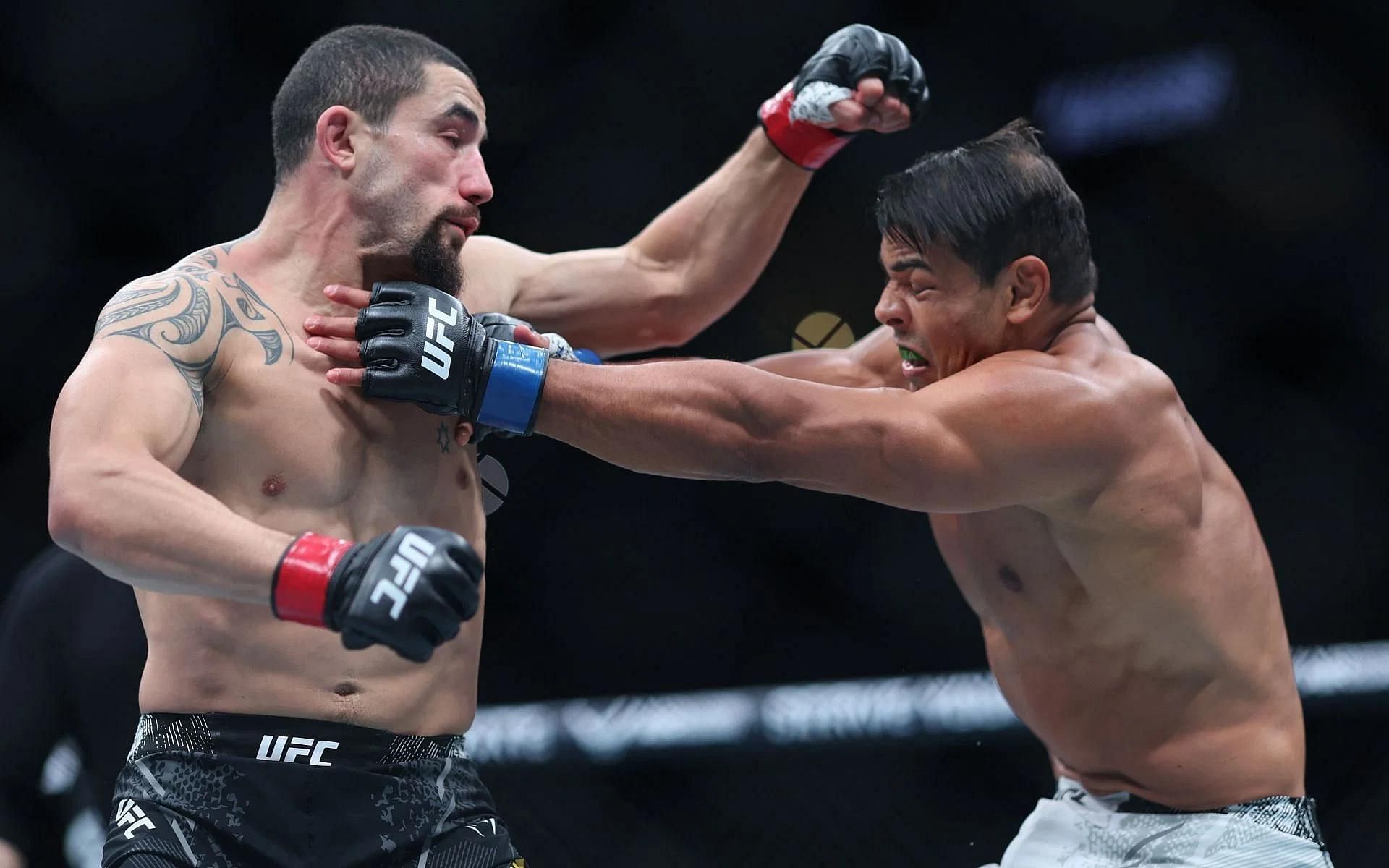 Robert Whittaker and Paulo Costa locked horns in the co-main event of UFC 298 [Image via Getty]
