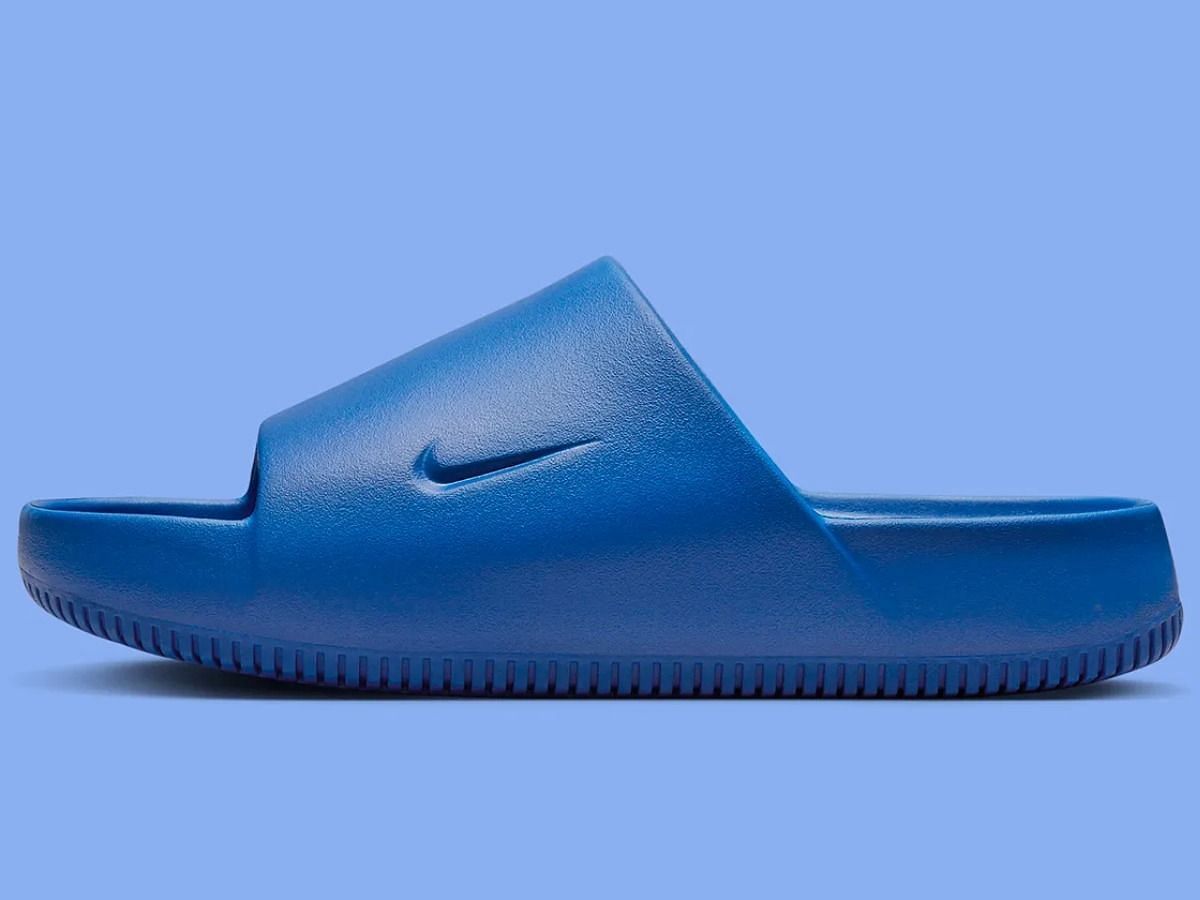 Nike Slide Royal blue Colorway (Image via Instagram/@thefootwearbrand)