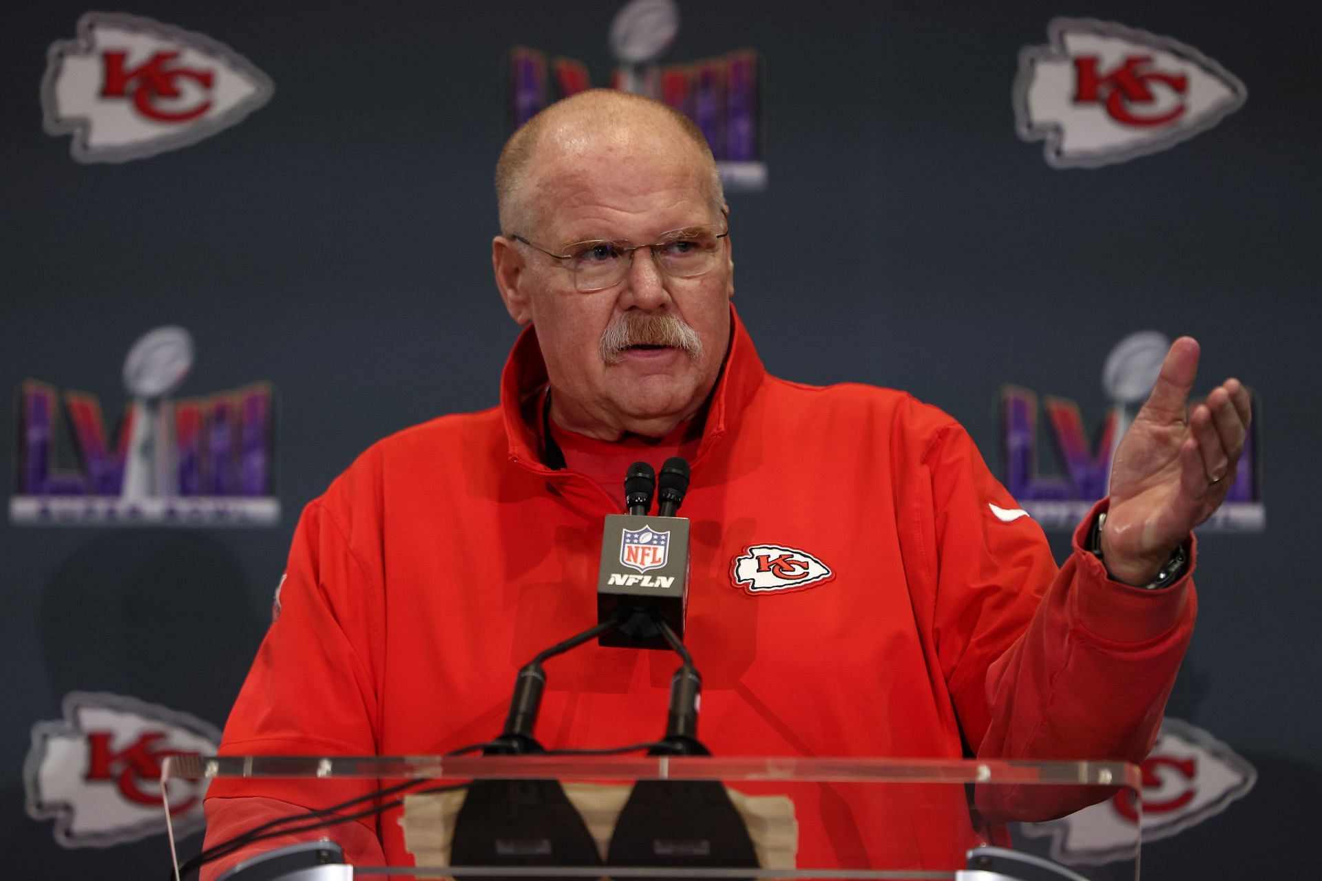 Chiefs HC Andy Reid stonewalls question on retiring after 2024 Super