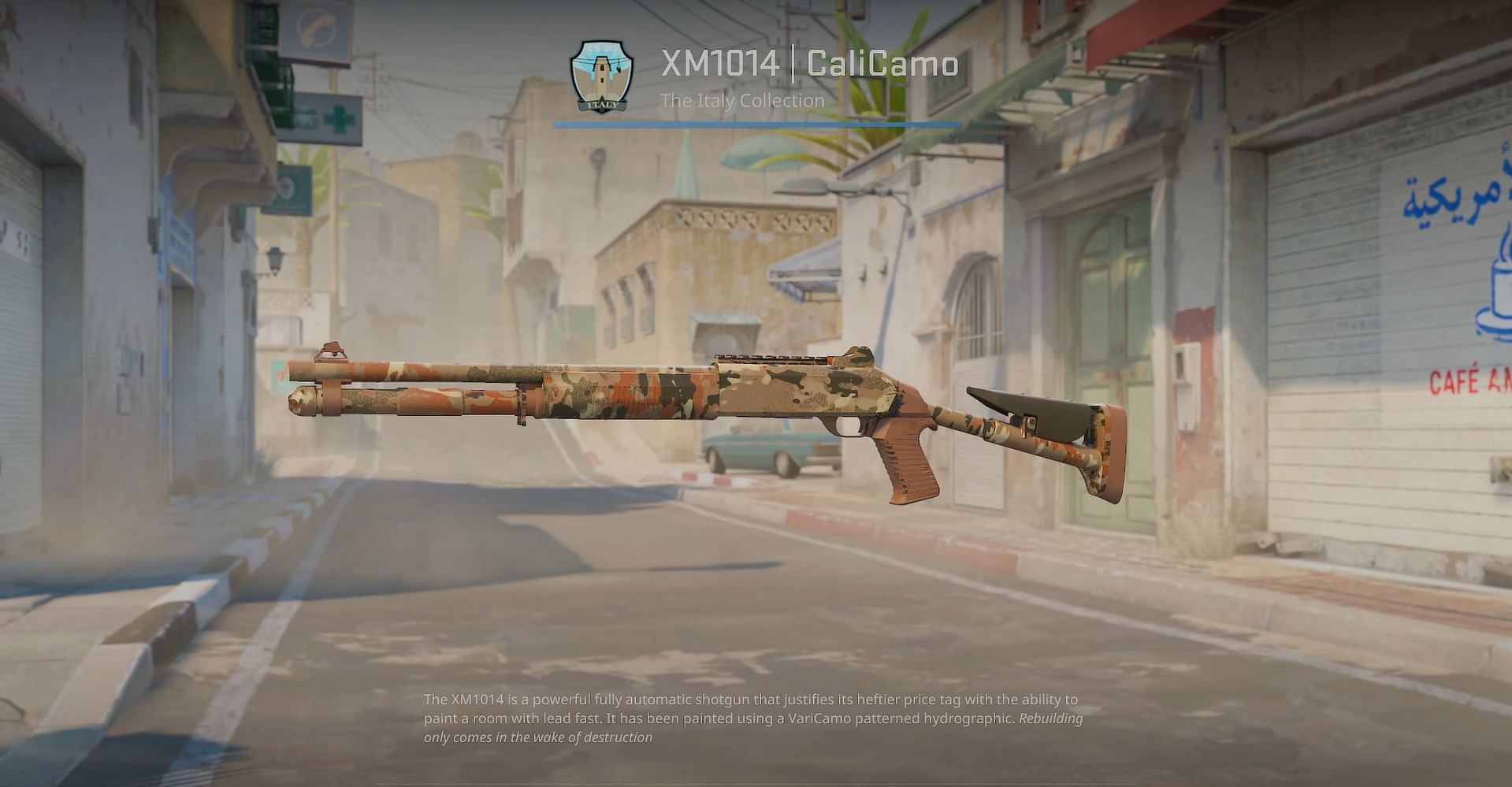 XM1014 CaliCamo (Image via Valve || YouTube/covernant)