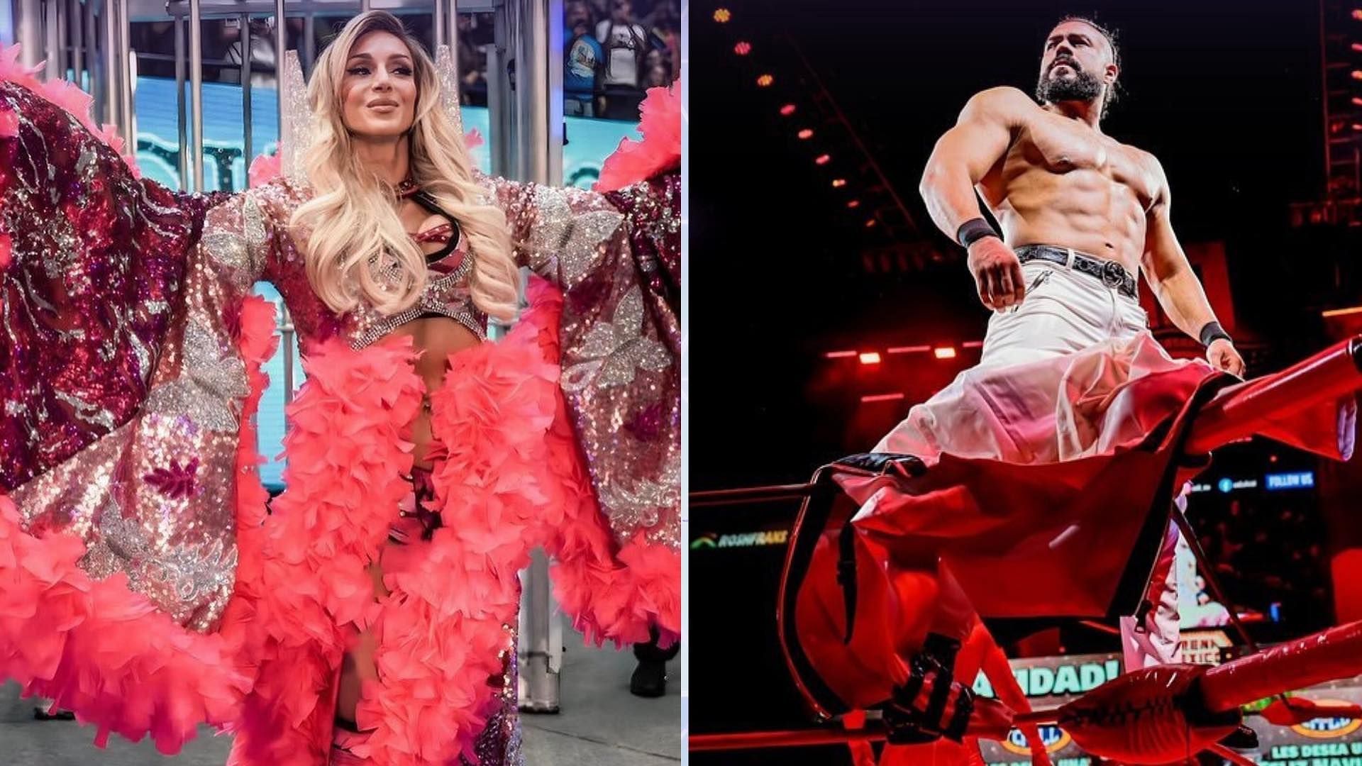 Charlotte Flair and Andrade