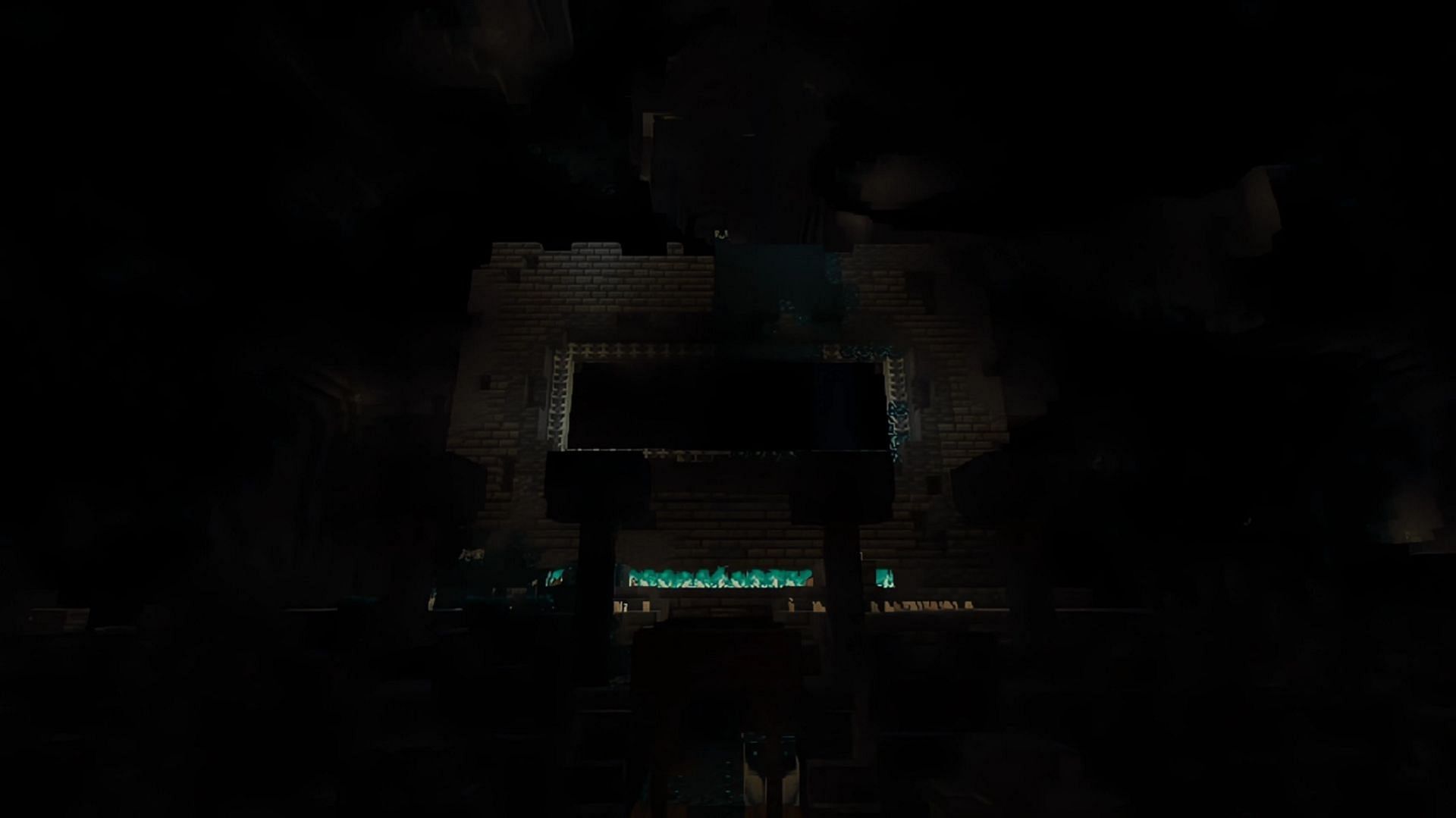 Ancient cities have a central structure reminiscent of the Warden (Image via Mojang)