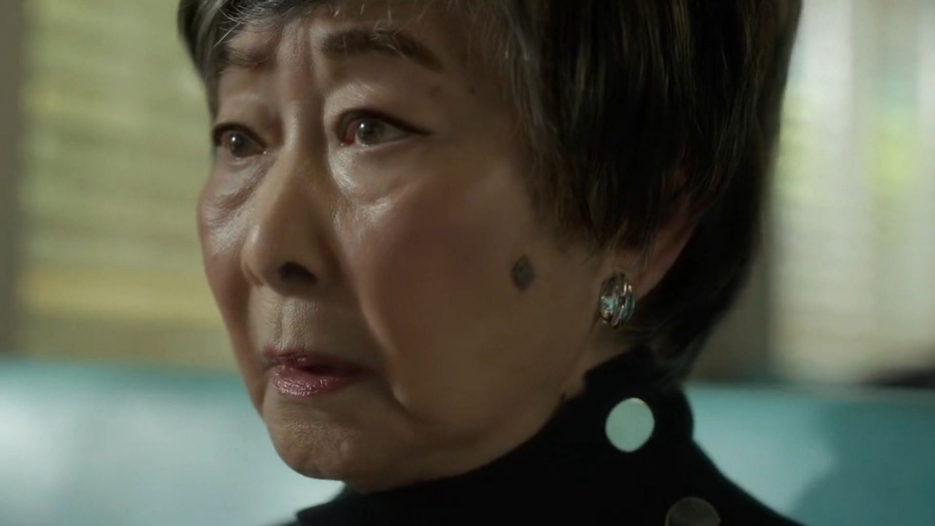 Cecilia Chun, as seen in Death and Other Details episode 7 (Image via Hulu)
