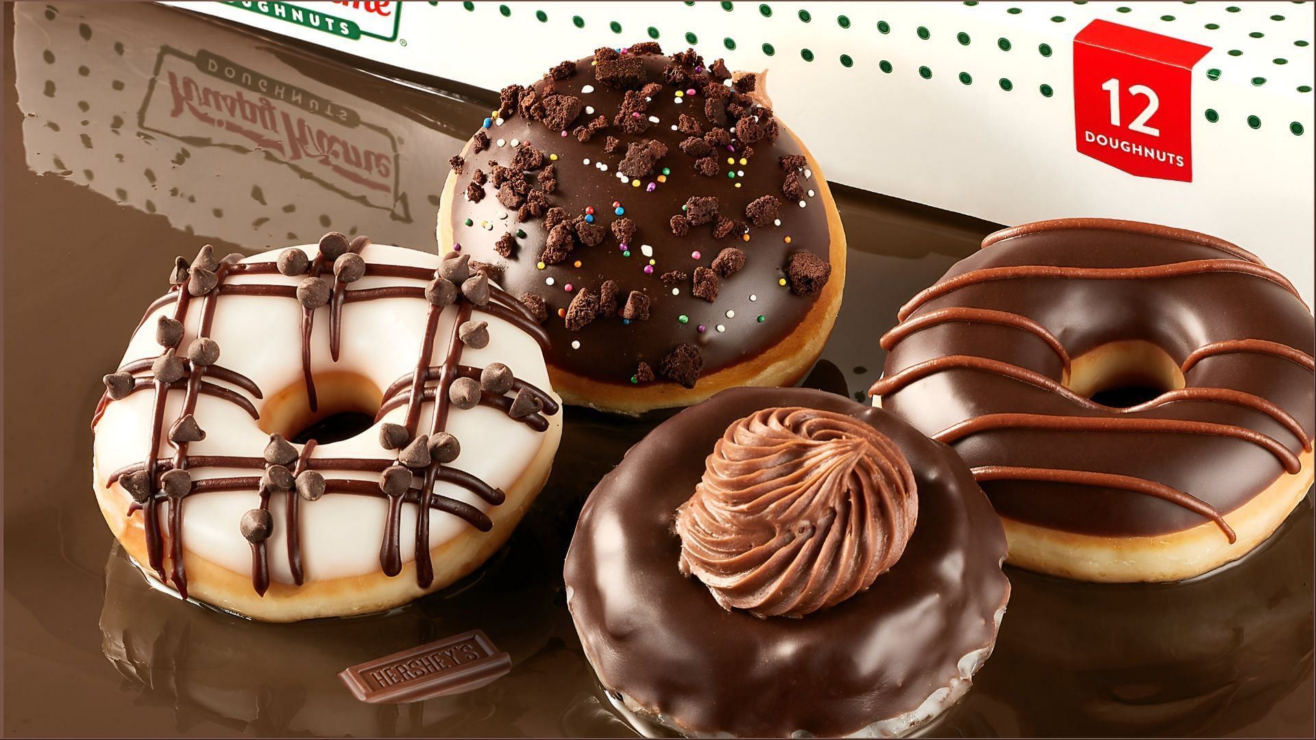Krispy Kreme unveils new Chocomania doughnut collection (Image via Krispy Kreme)