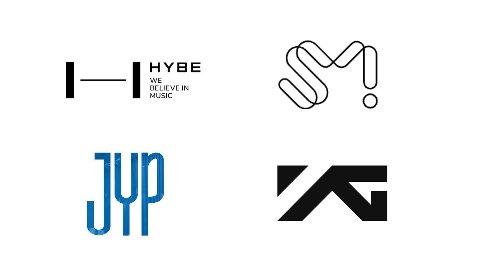 Record label employee reveals the truth of pre-order album sales and &lsquo;Sajaegi&rsquo; culture in the K-pop industry. (Images via website, HYBE, YG Entertainment, JYP, SM Entertainment)