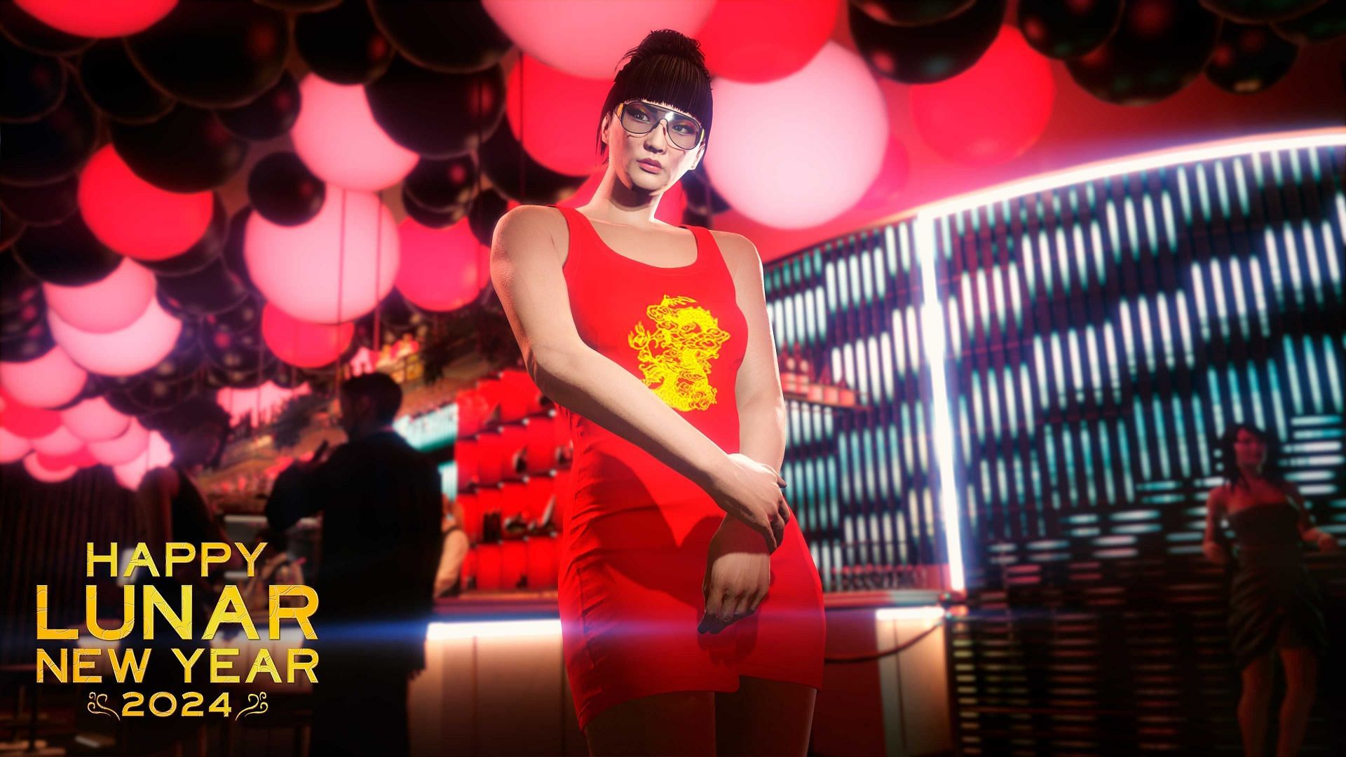 The Lunar New Year celebrations are live in GTA Online (Image via Rockstar Games)