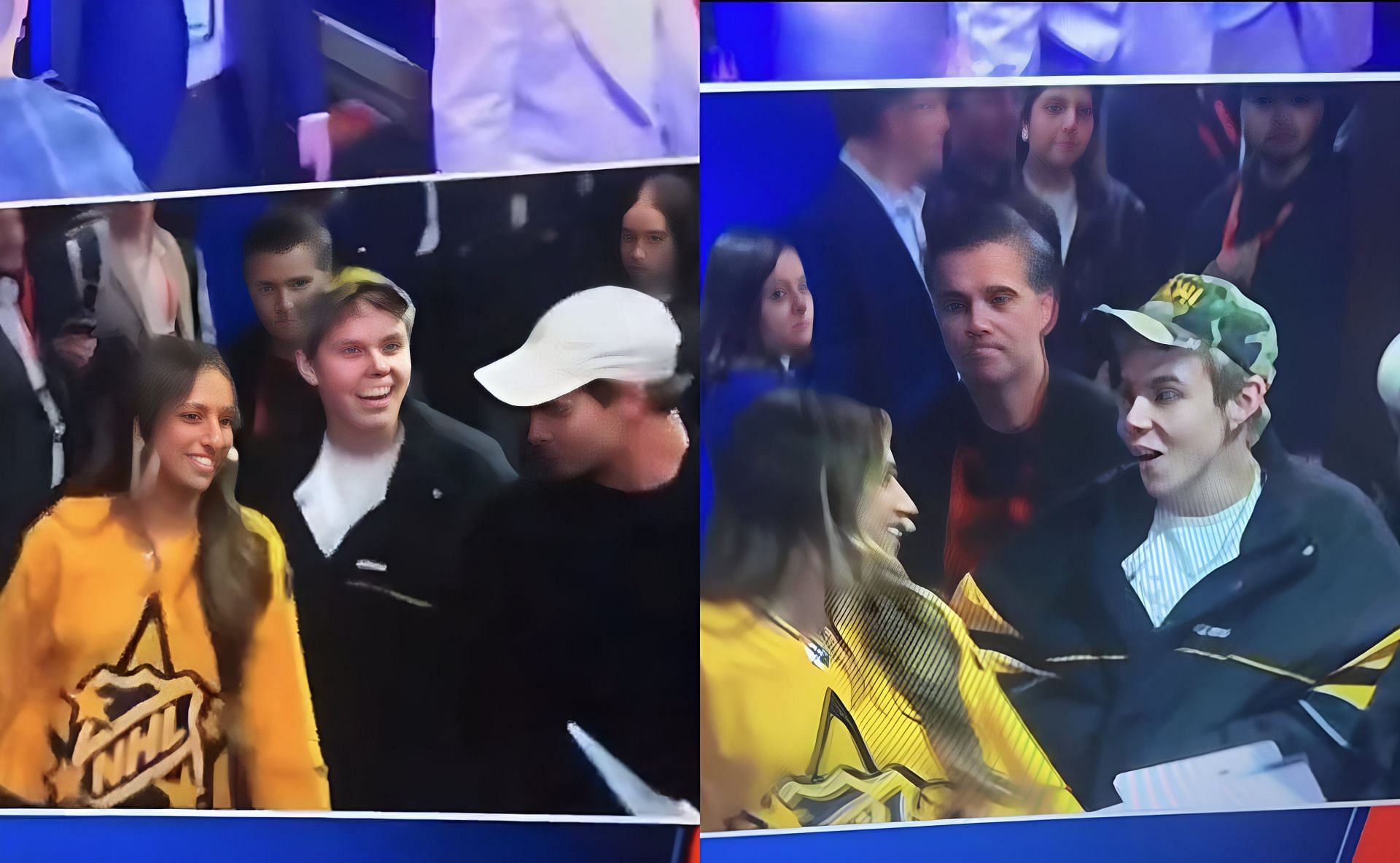 Tate McRae and Kid Laroi spotted together at 2024 NHL All-Star draft night, months after his breakup with model girlfriend Katarina Deme