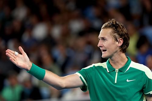 Former World No. 23 Sebastian Korda at the 2024 Australian Open - Day 6