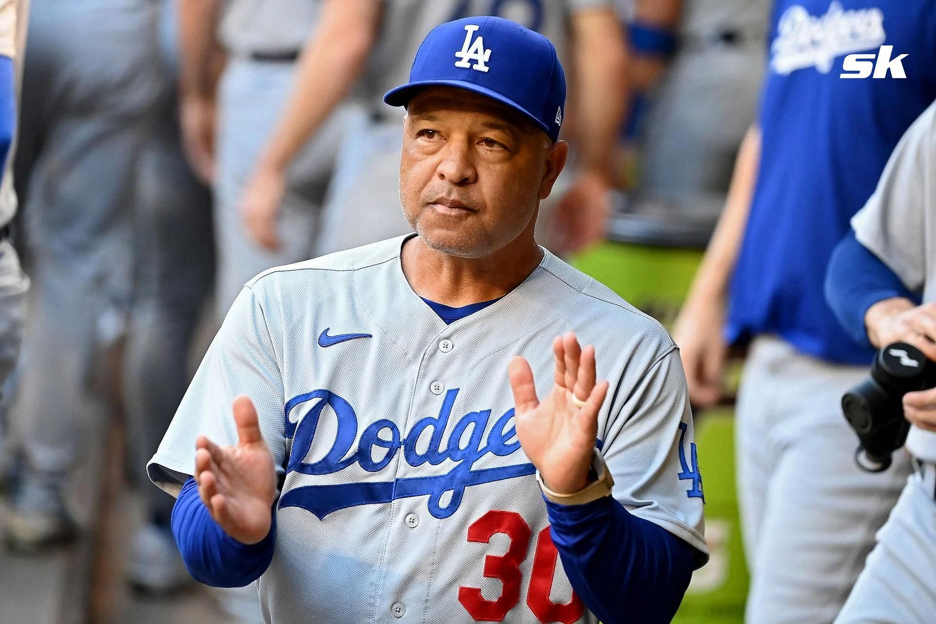 Dave Roberts for the Los Angeles Dodgers 