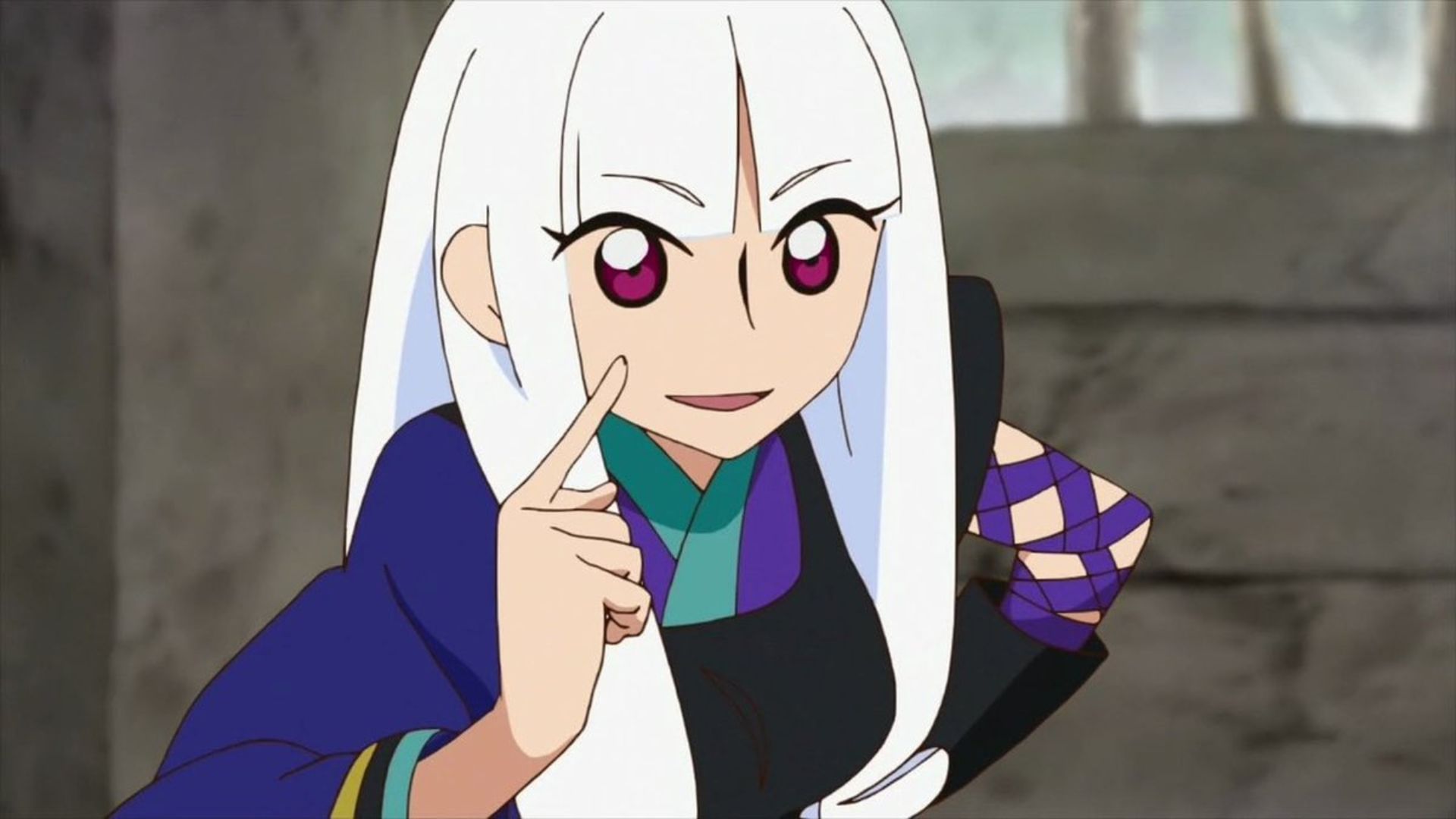 Togame as seen in Katanagatari anime (Image via White Fox)