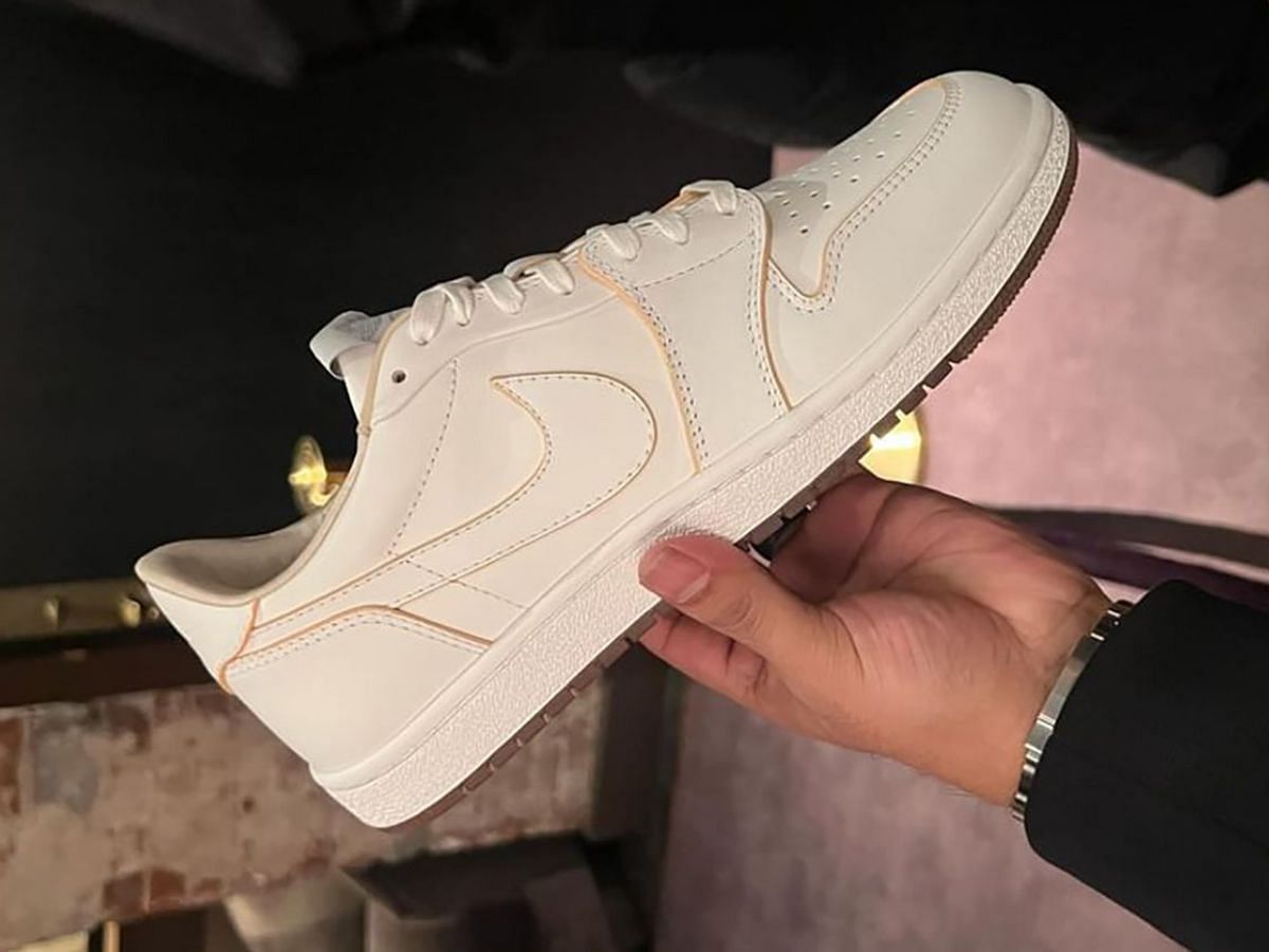 Air Jordan 1 Low &rsquo;85 Wings sneakers (Image via Twitter/@SneakerNews)