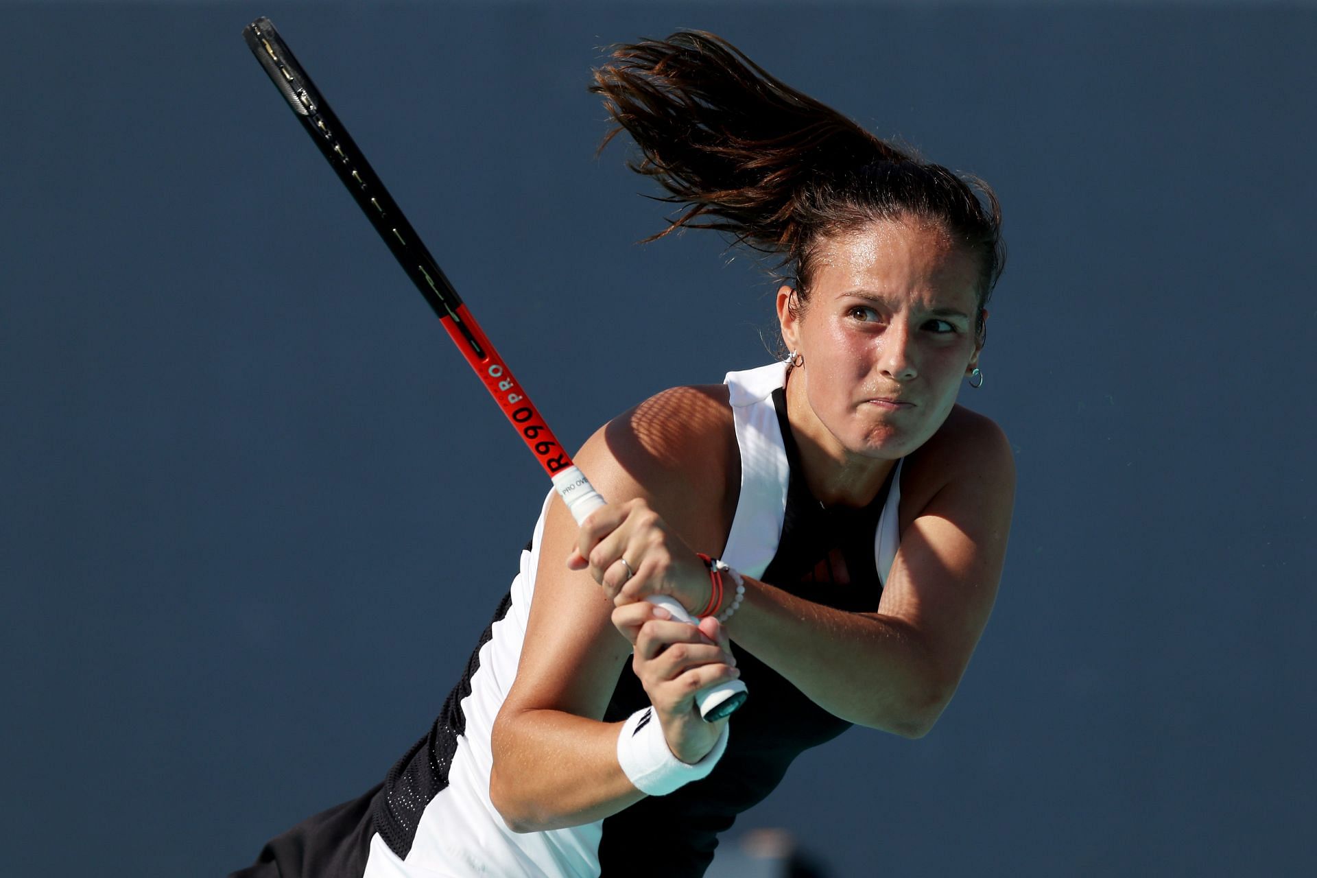 Daria Kasatkina at the 2024 Abu Dhabi Open