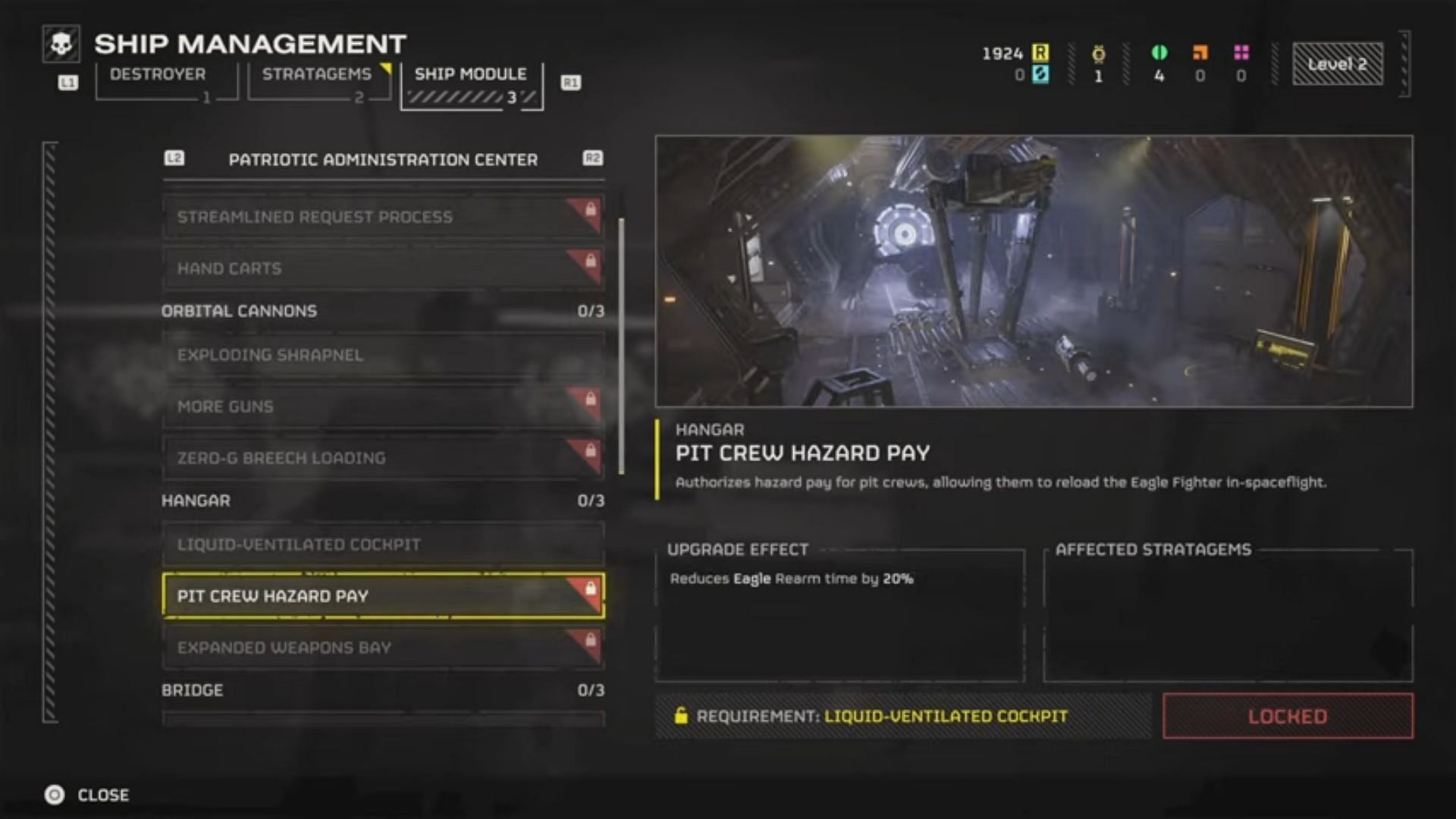 Helldivers 2 Ship Module: Pit Hazard Crew Pay (Image via Arrowhead/The_Harrisonc on Youtube)